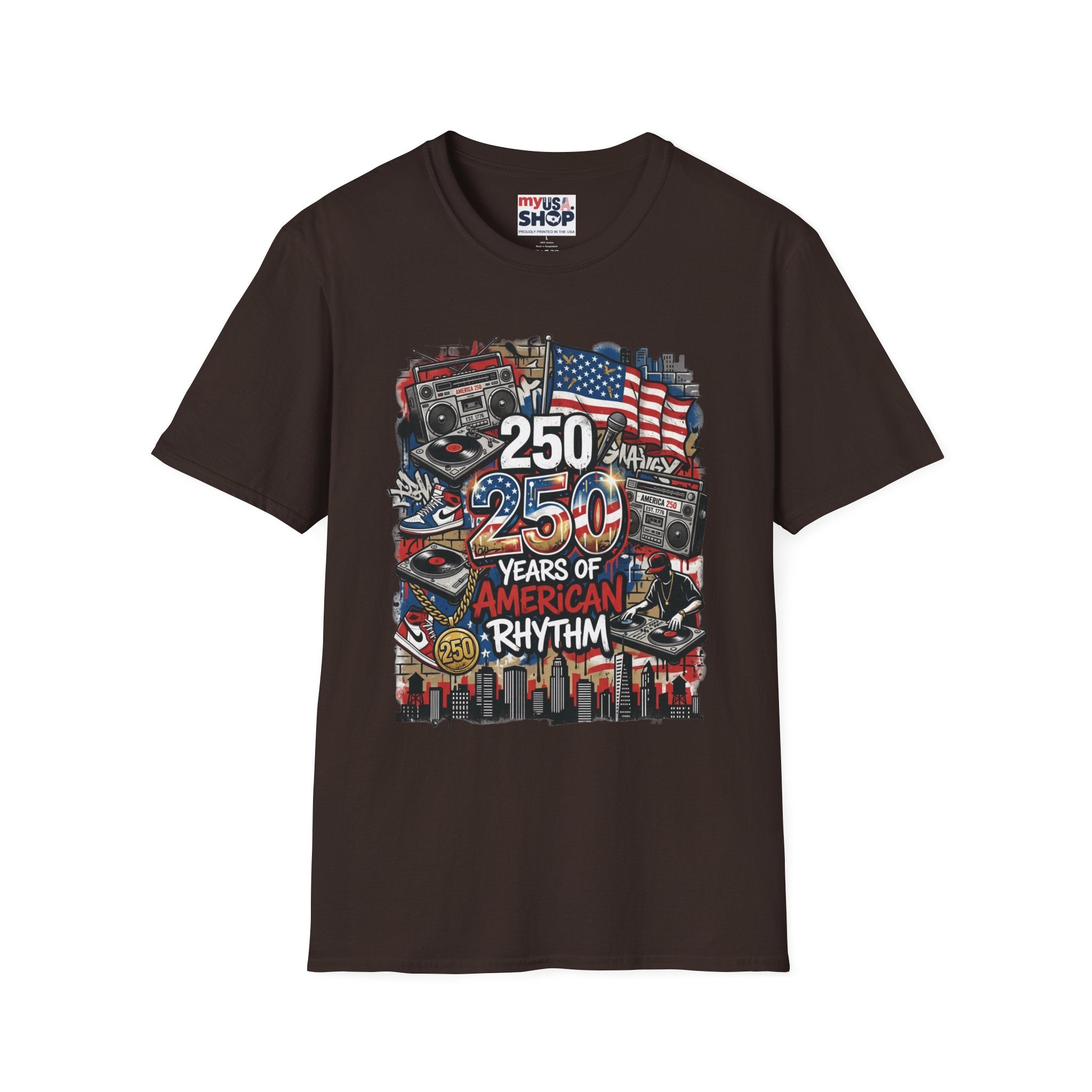 250 Years of American Rhythm T-Shirt America 250 Pop Culture