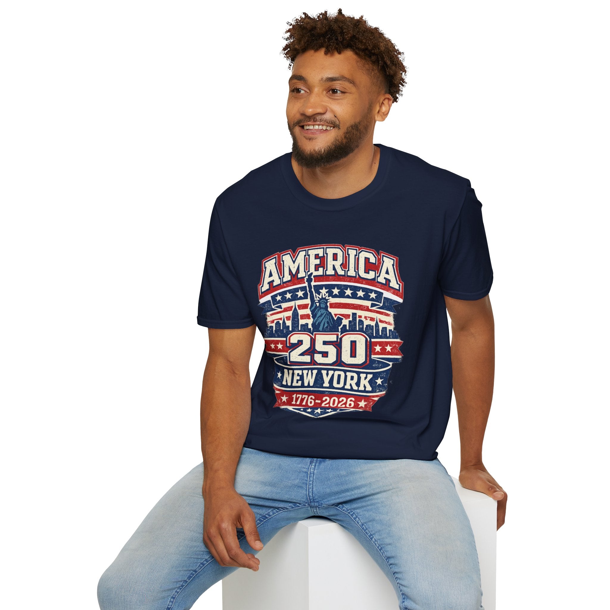 America 250 New York — 1776-2026 Patriotic Tee