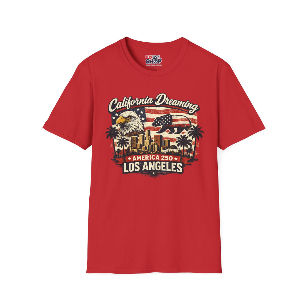 Los Angeles California Dreaming America 250 Tee