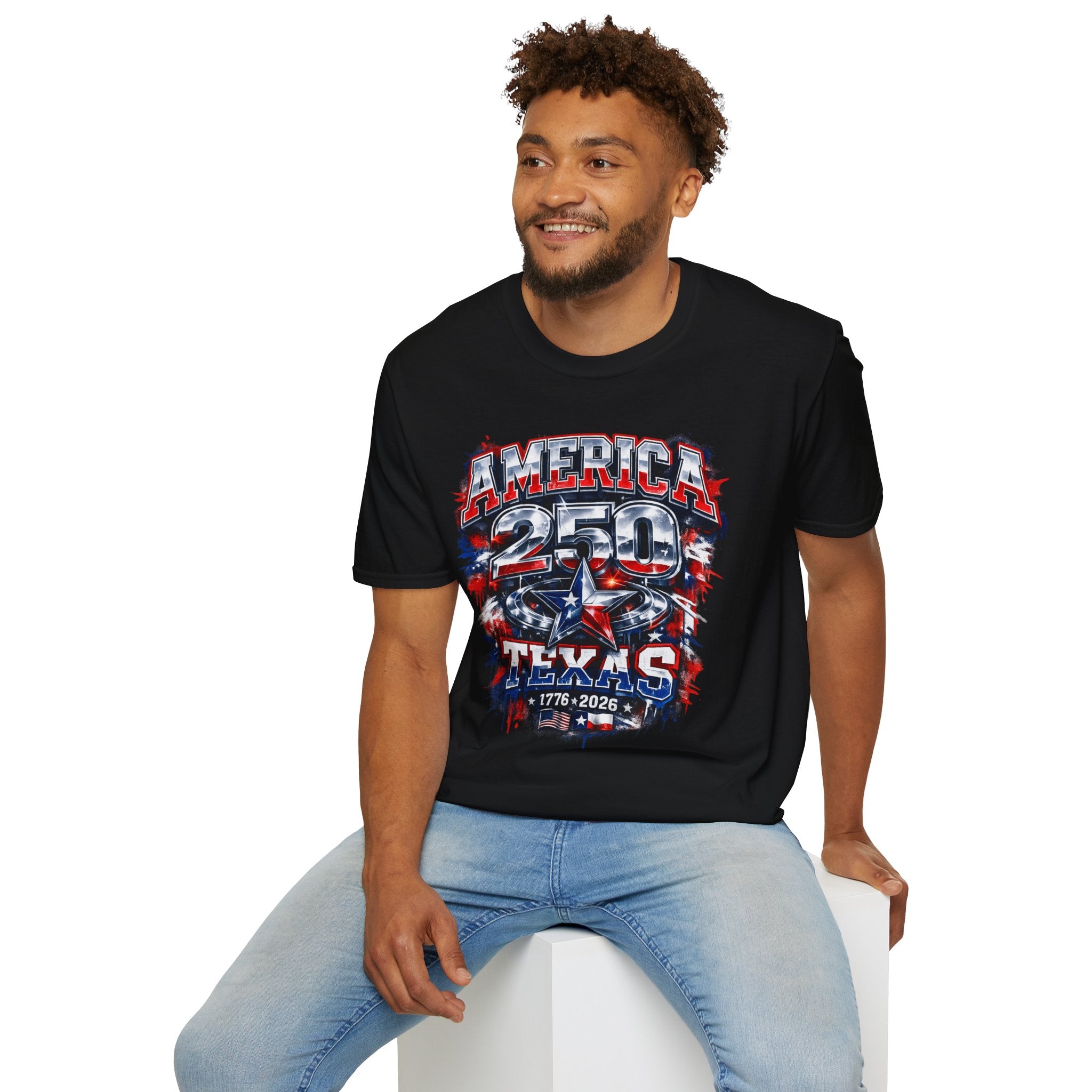 America 250 Texas T-Shirt — Patriotic USA 250th Anniversary Tee