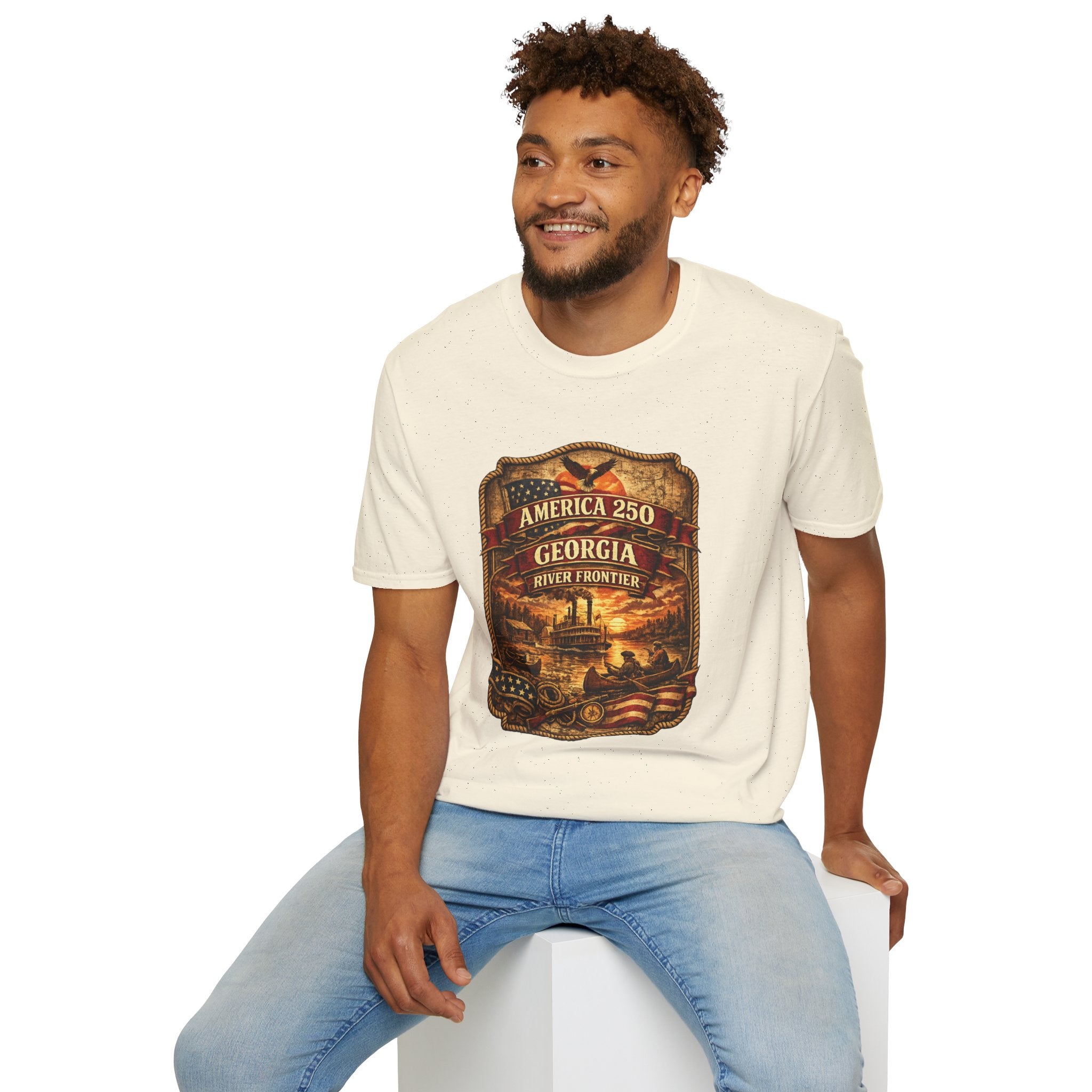 America 250 Georgia - River Frontier T‑Shirt