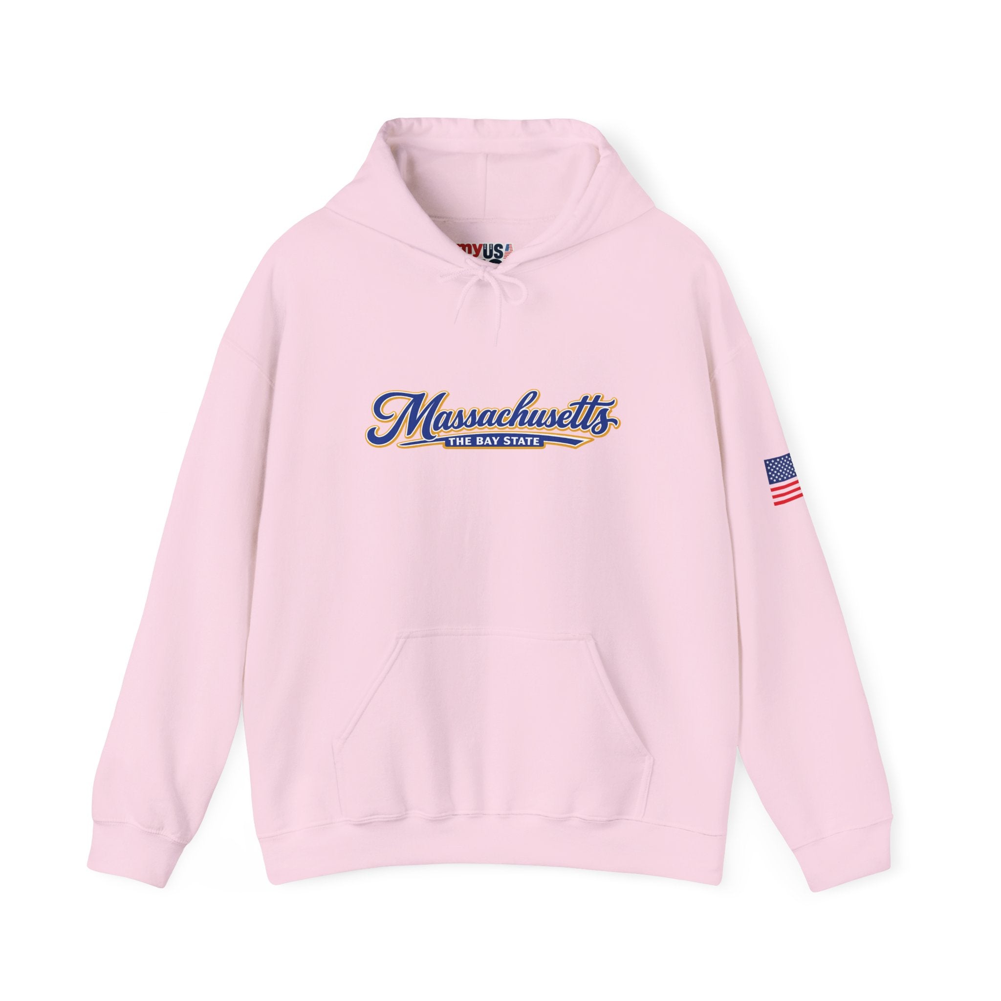 Massachusetts The Bay State Heavy Blend Hooded Sweatshirt