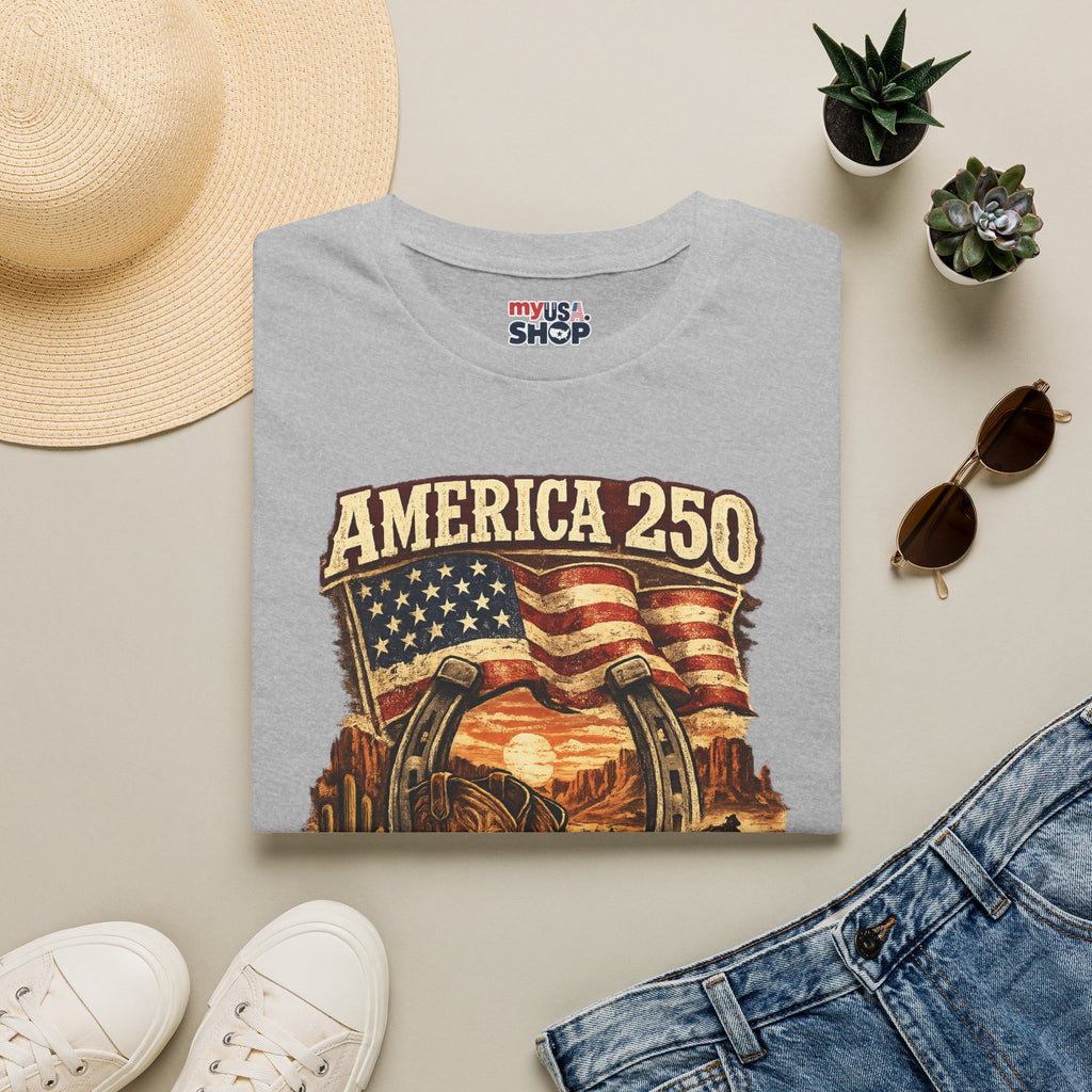 America 250 Utah T-Shirt — Freedom Frontier Western Graphic Tee