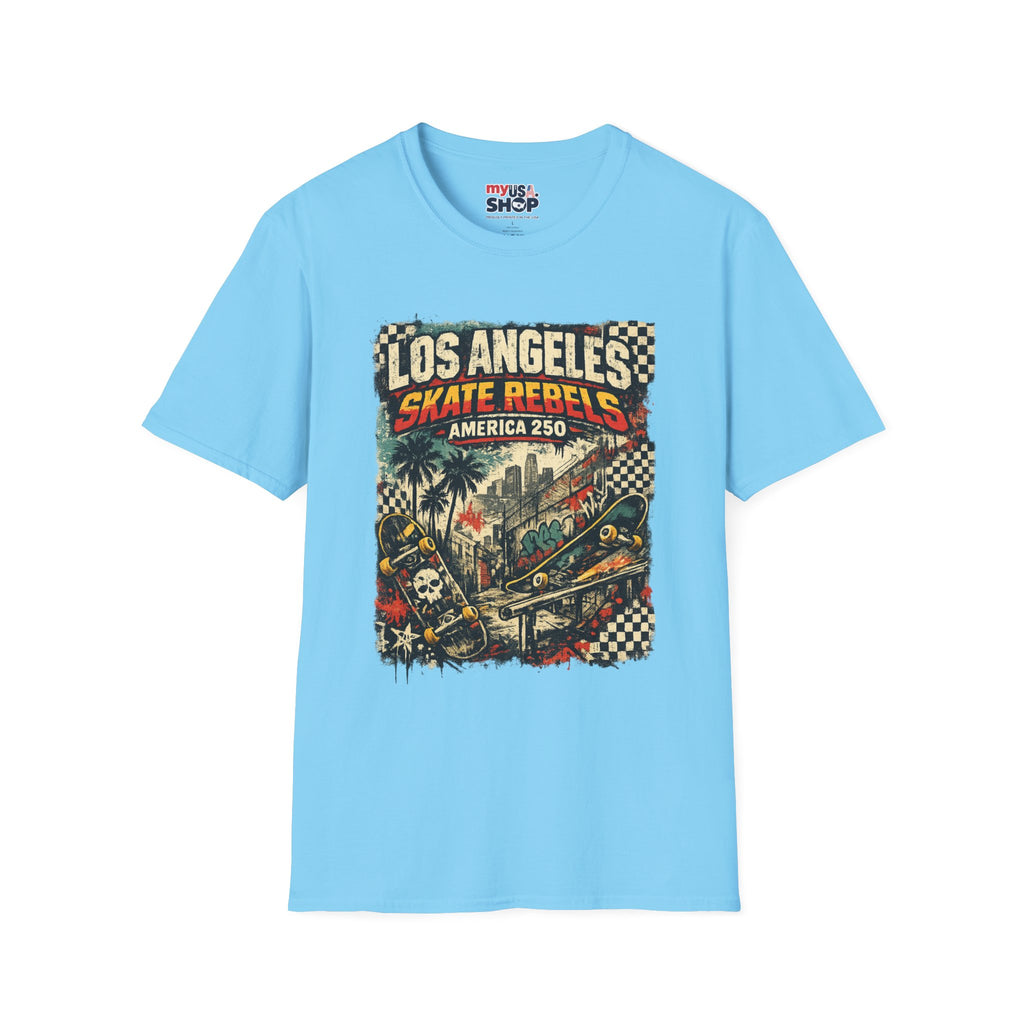 America 250 Los Angeles California La Skate Rebels Tee