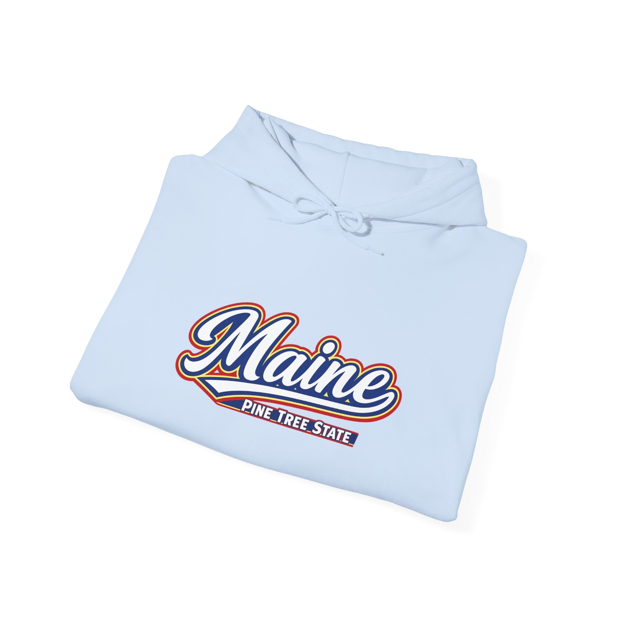 Maine Pine Tree State Heavy Blend Hooded Sweatshirt