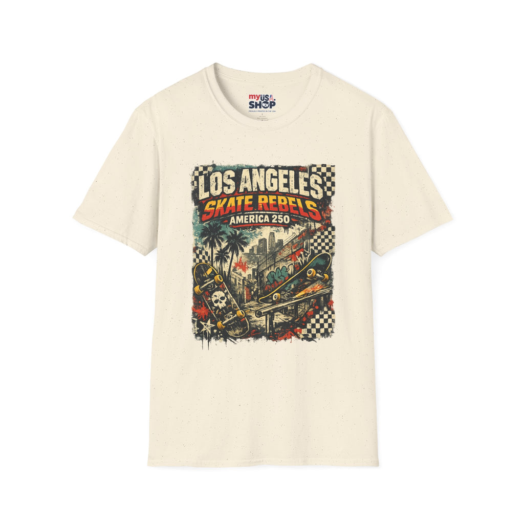 America 250 Los Angeles California La Skate Rebels Tee