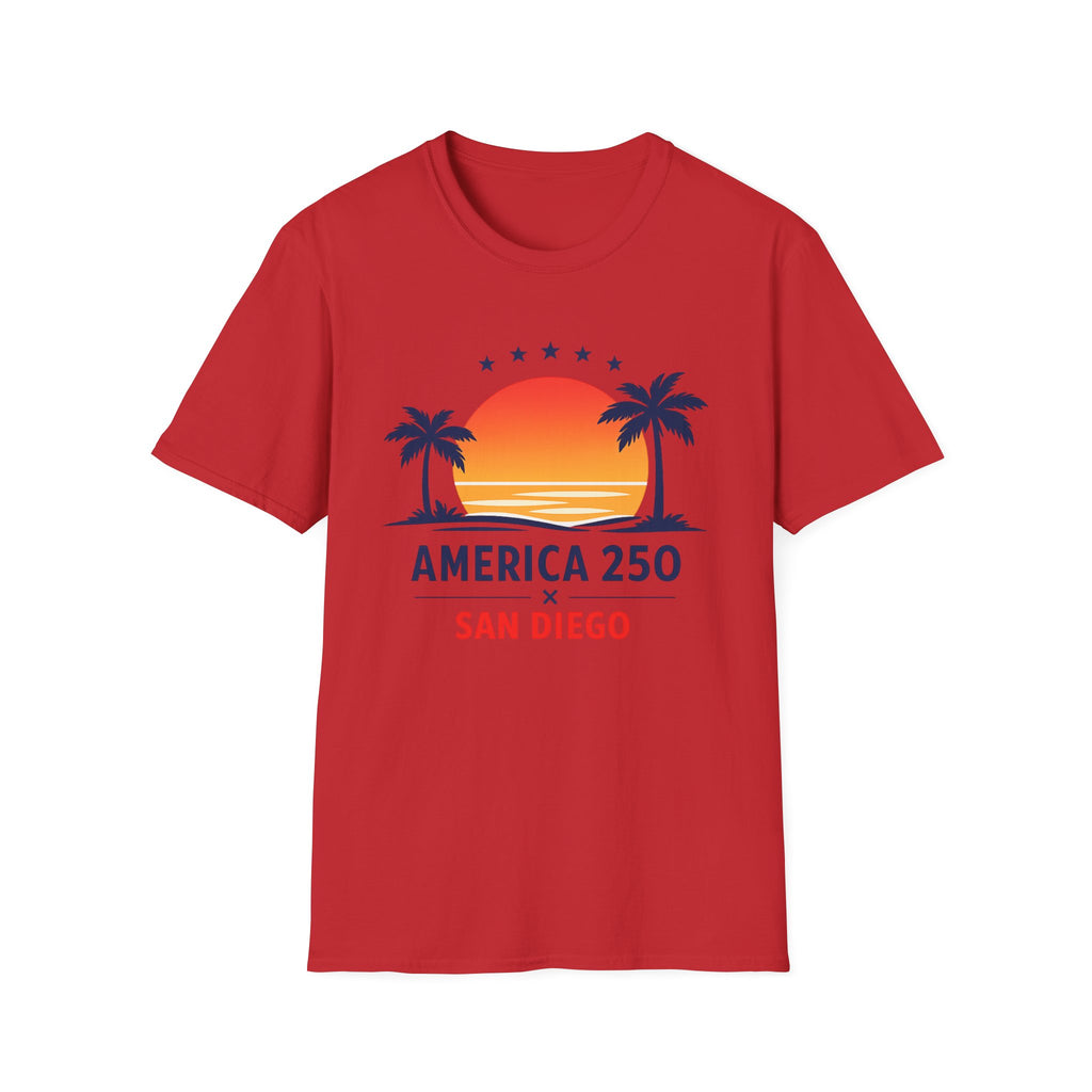 America 250 San Diego California Tee