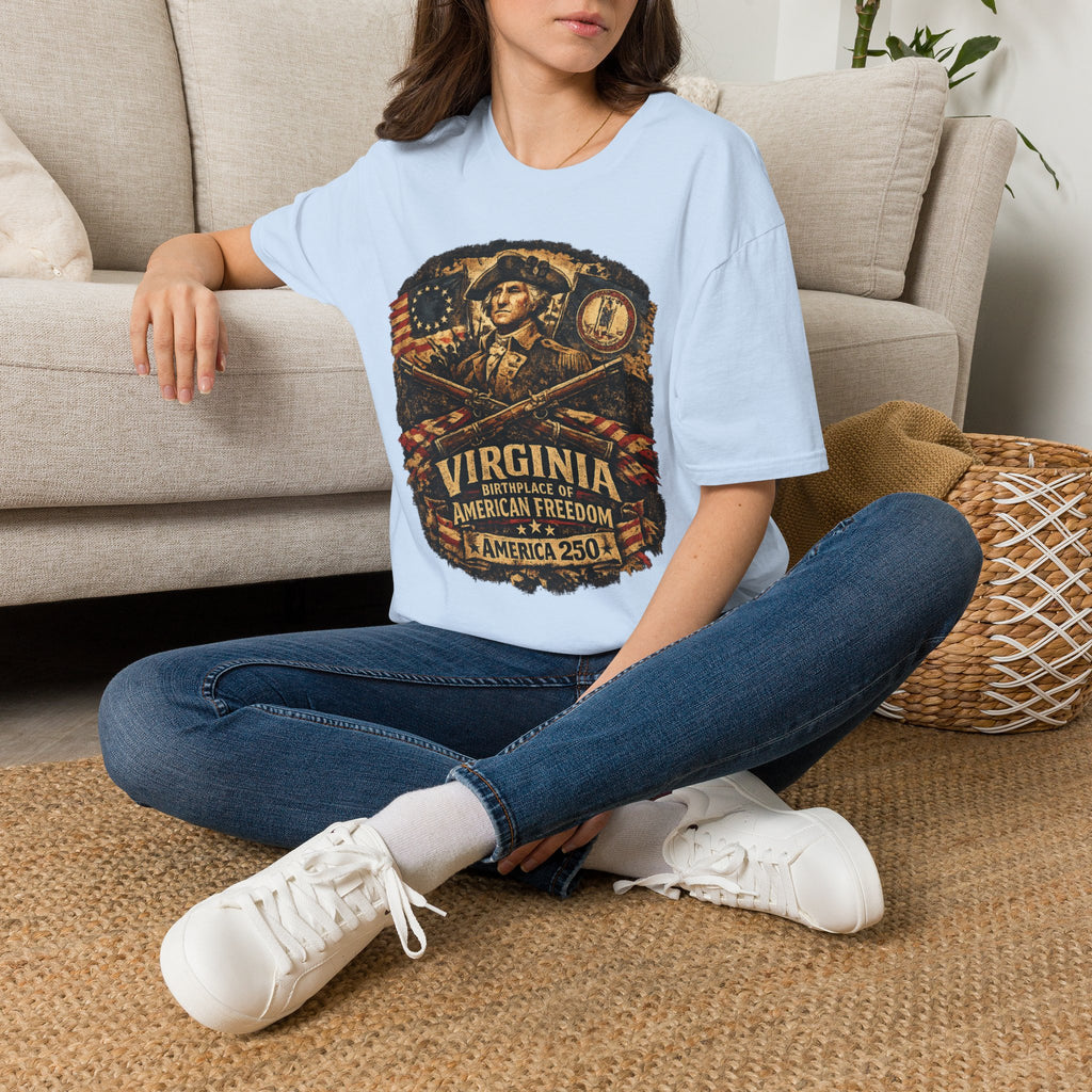 America 250 Virginia- American Freedom Tee Design