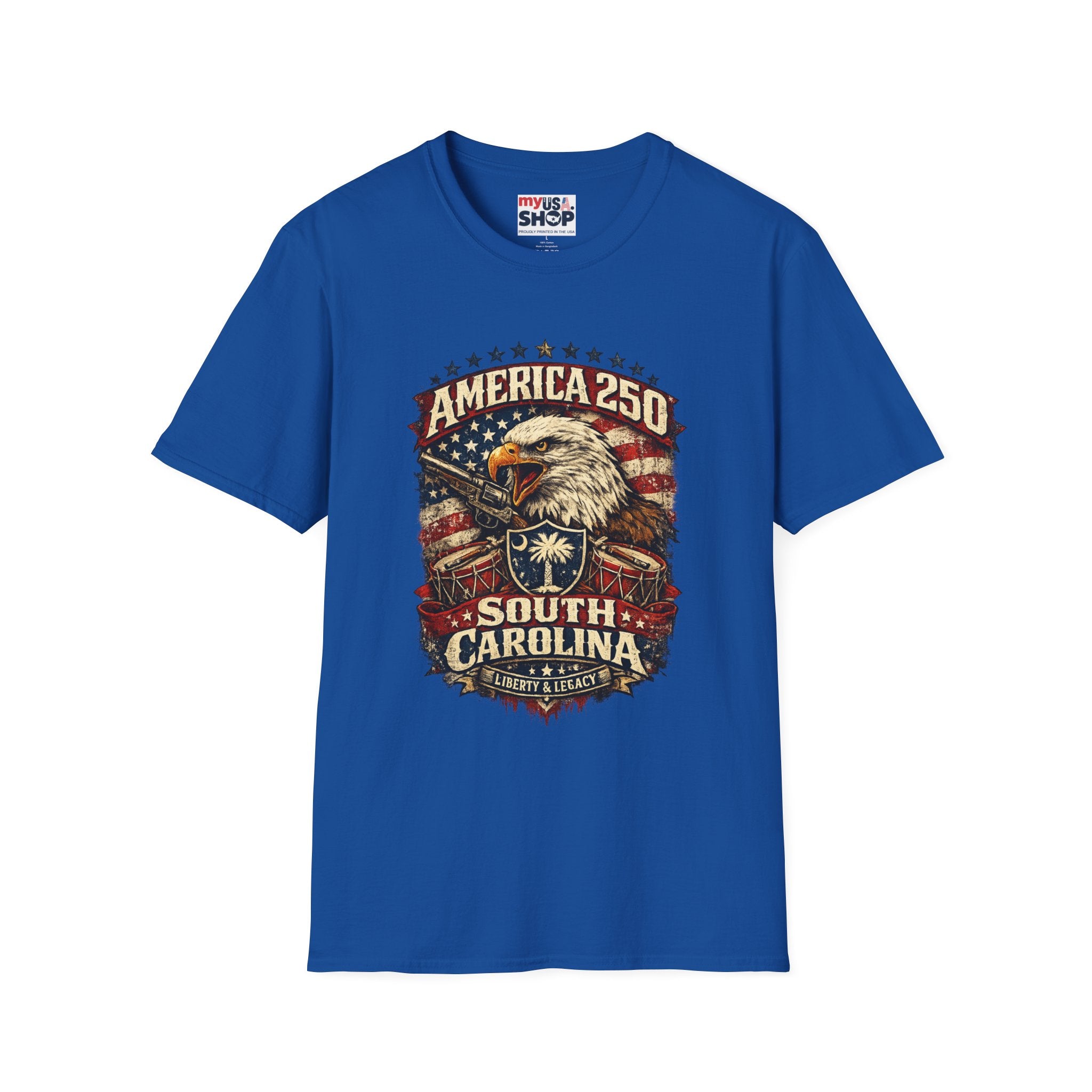 America 250 South Carolina T-Shirt Liberty and Legacy Celebration Tee