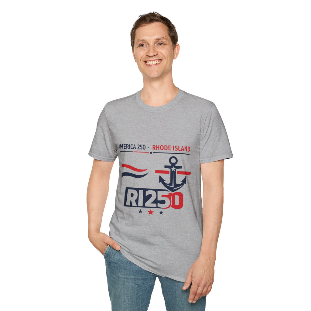 RI250 Rhode Island America 250 Shirt — Modern Nautical Graphic Tee