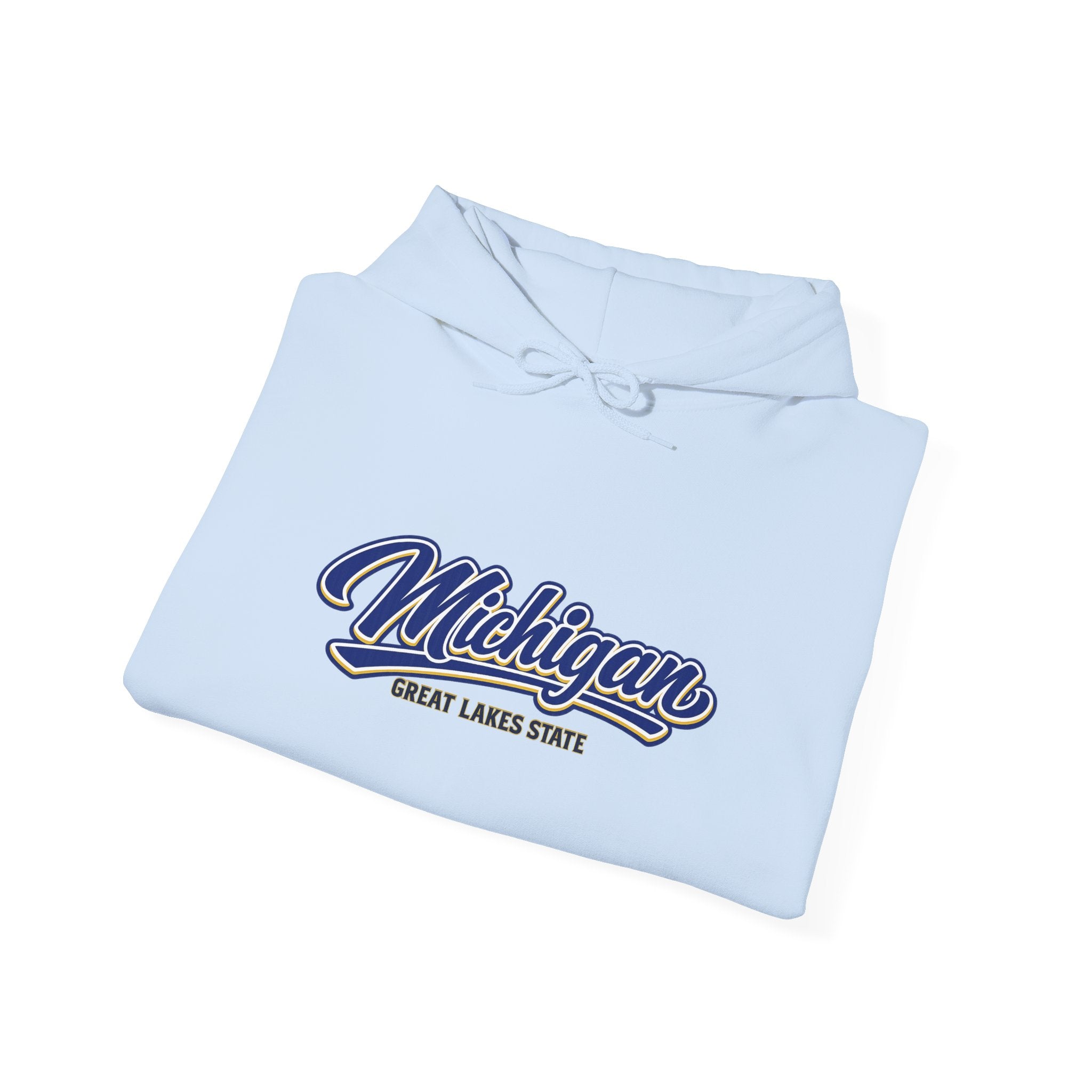 Michigan Great Lakes State Heavy Blend Hooded Sweatshirt