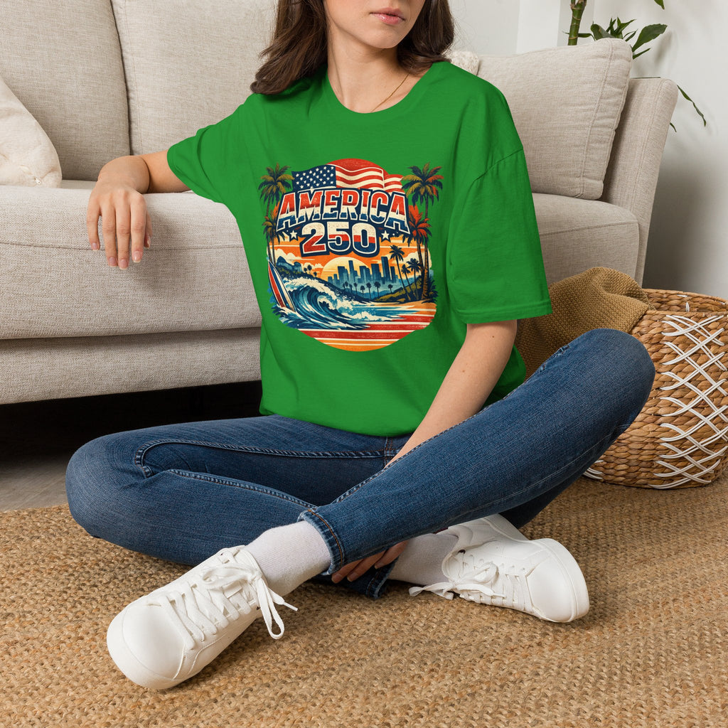 America 250 Los Angeles West Coast Patriot California Tee