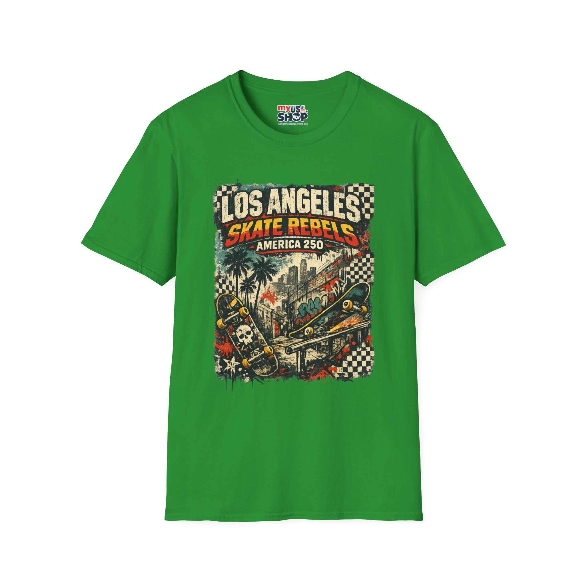 America 250 Los Angeles California La Skate Rebels Tee