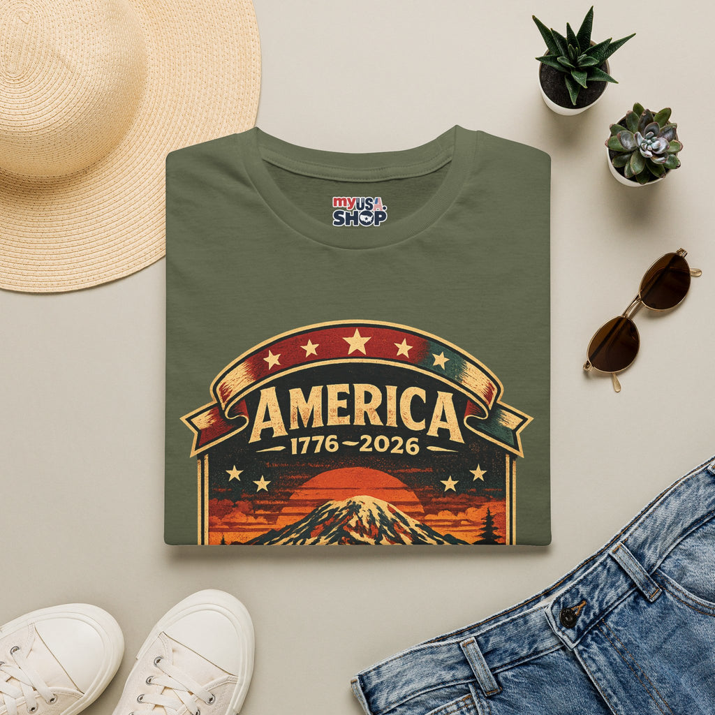 America 250 - Washington State Vintage T-Shirt