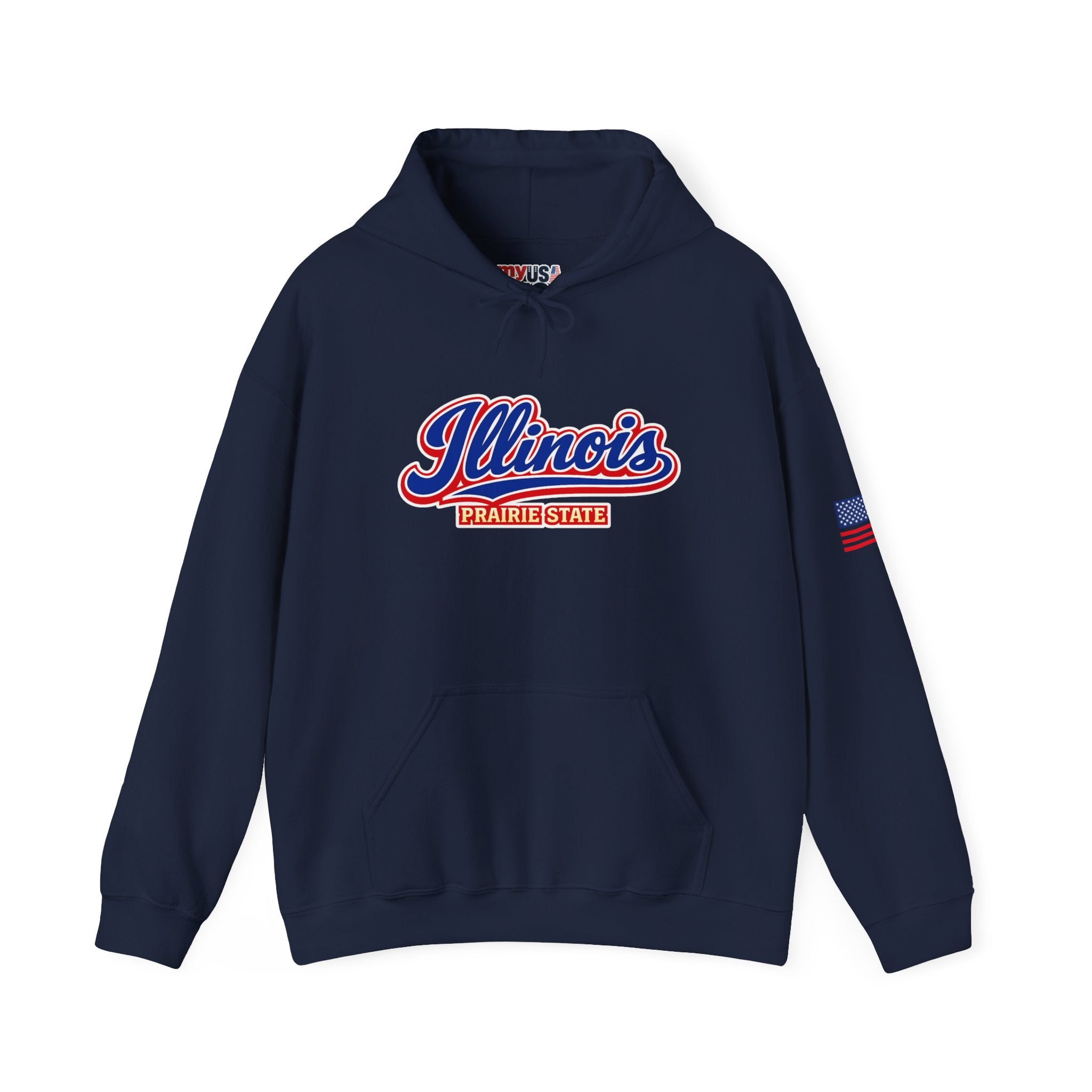 Illinois Prairie State Heavy Blend Hooded Sweatshirt