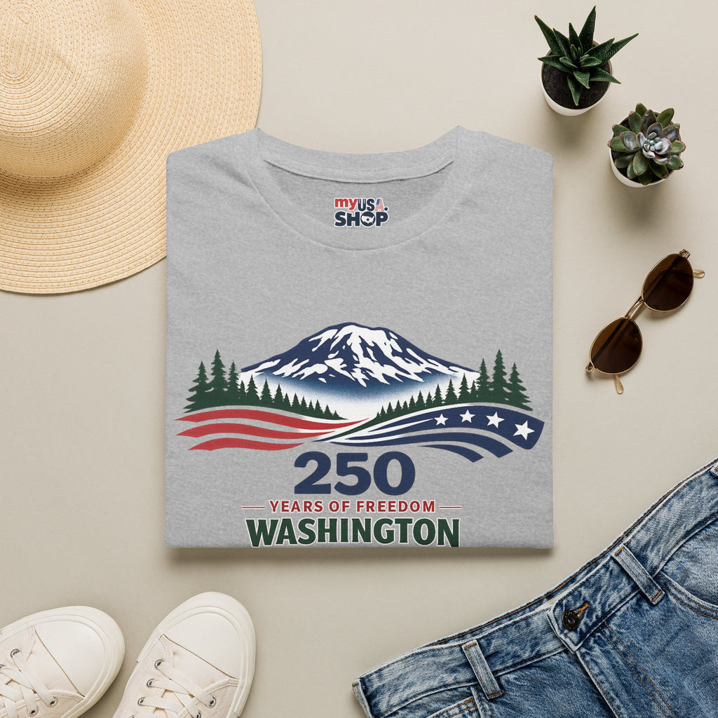 America 250 Washington T-Shirt - Unisex Softstyle T-Shirt