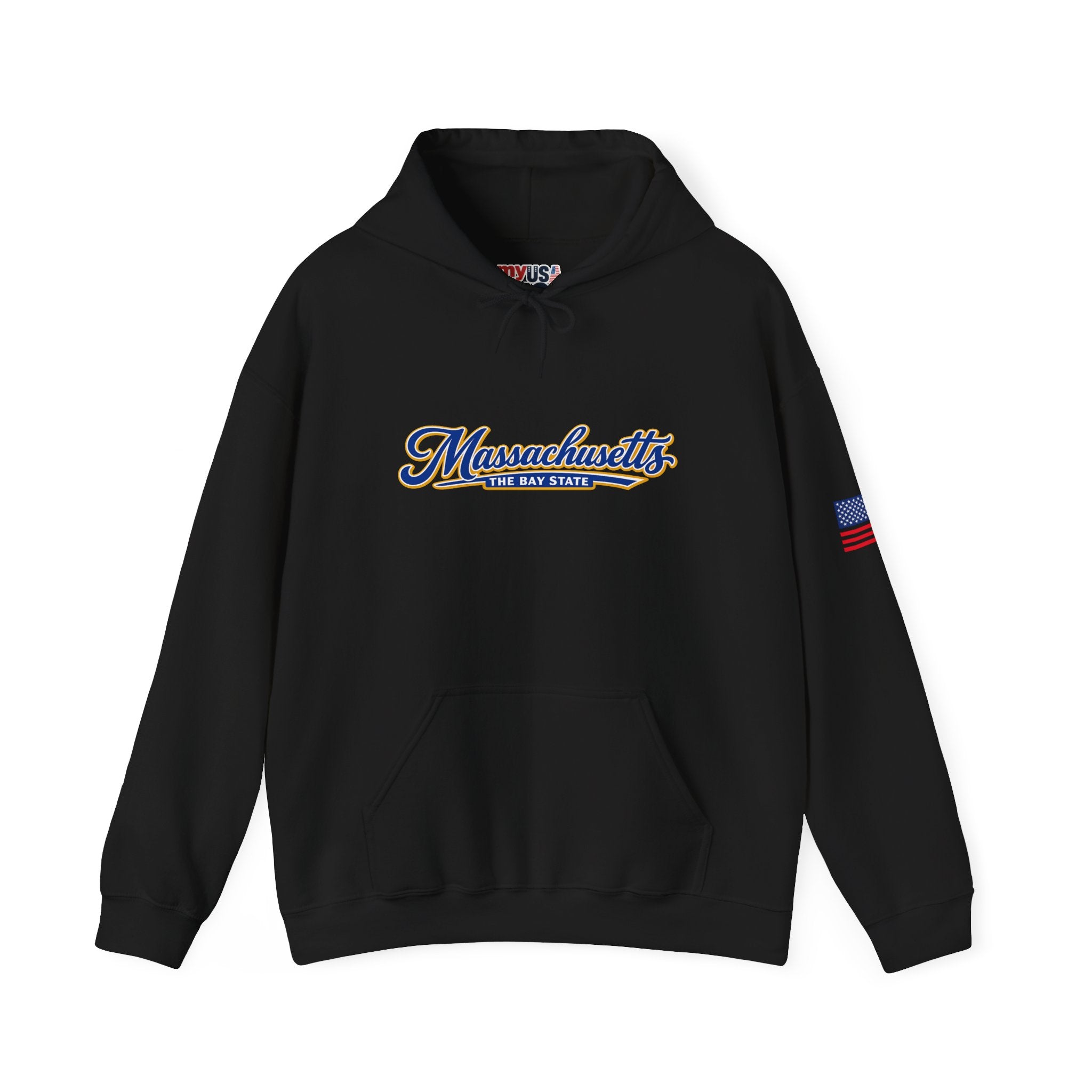 Massachusetts The Bay State Heavy Blend Hooded Sweatshirt