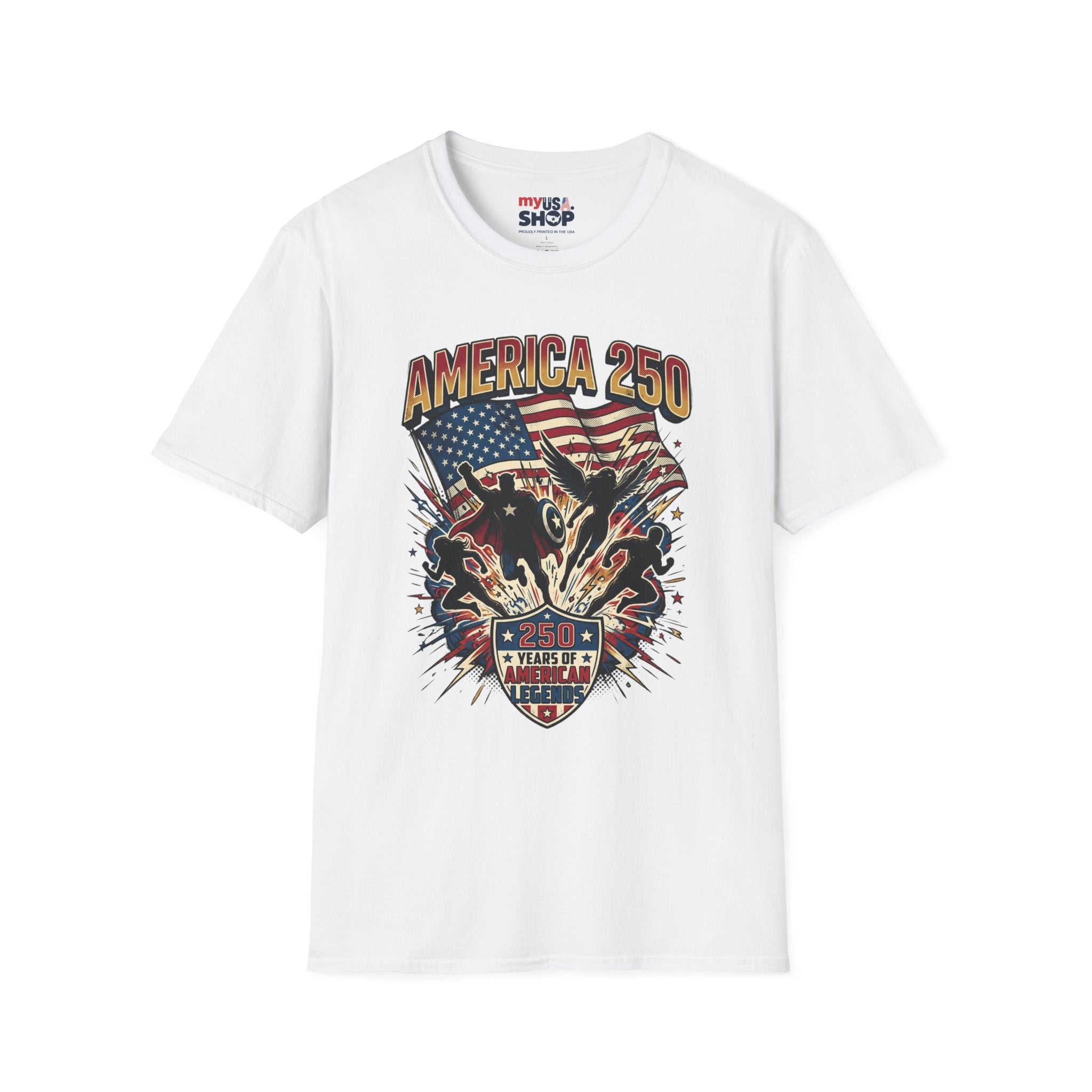 America 250 Unisex Softstyle T-Shirt - Celebrate 250 Years of American Freedom Pop Culture