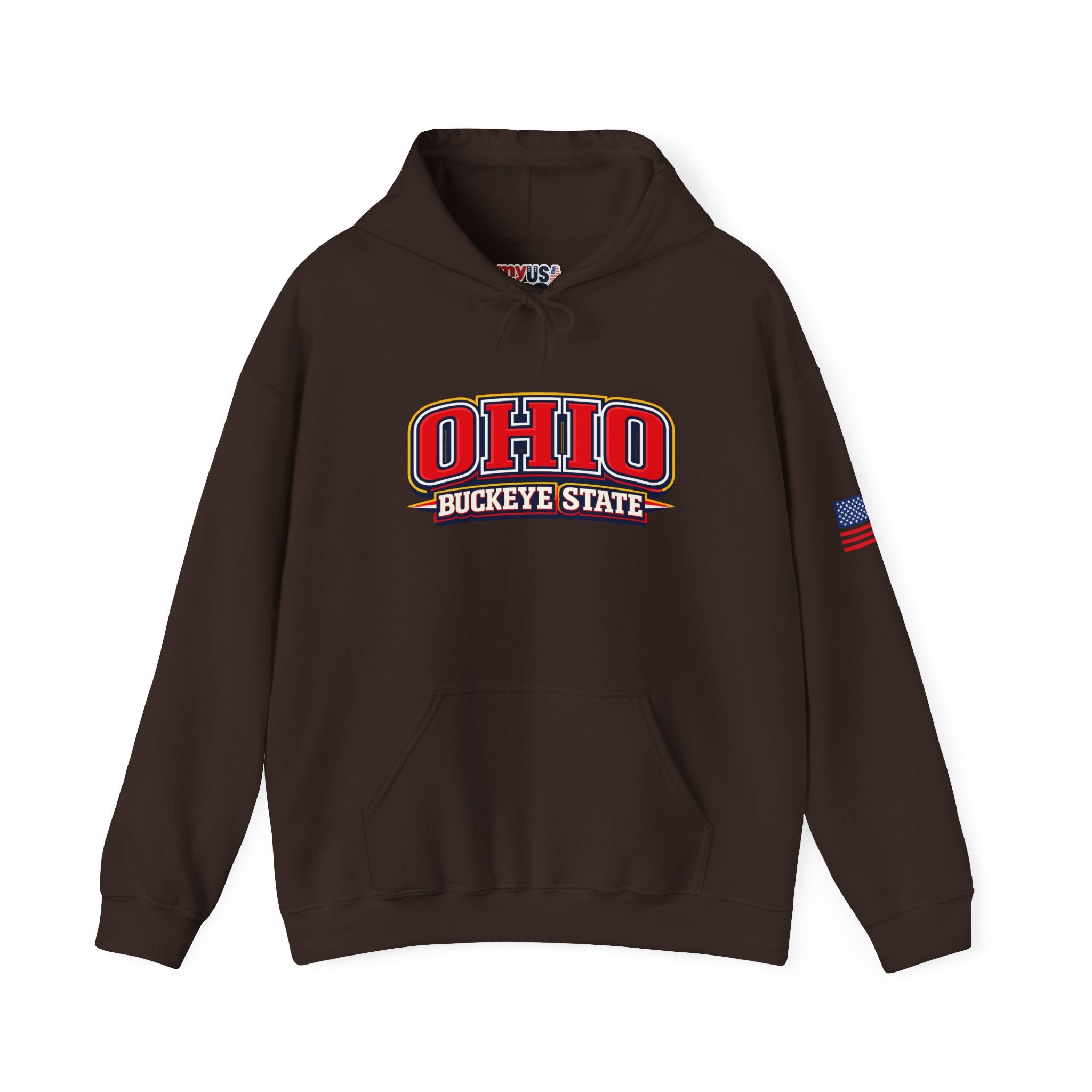 Ohio Buckeye State Heavy Blend Hooded Sweatshirt