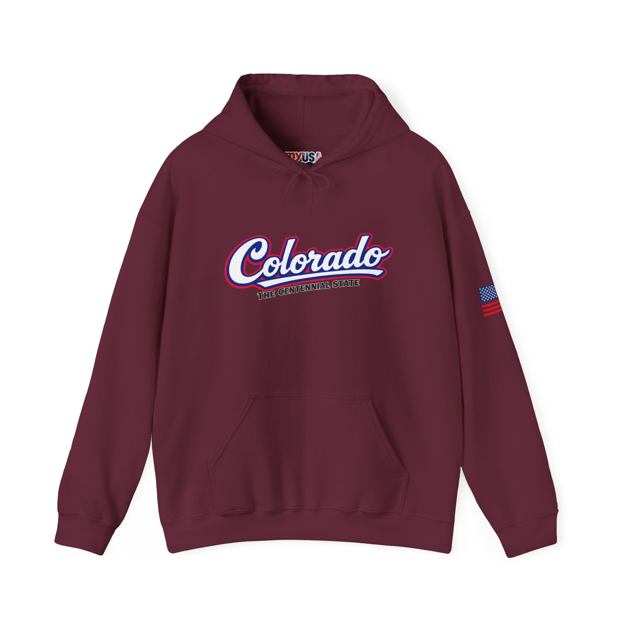 Colorado The Centennial State Heavy Blend Hooded Sweatshirt