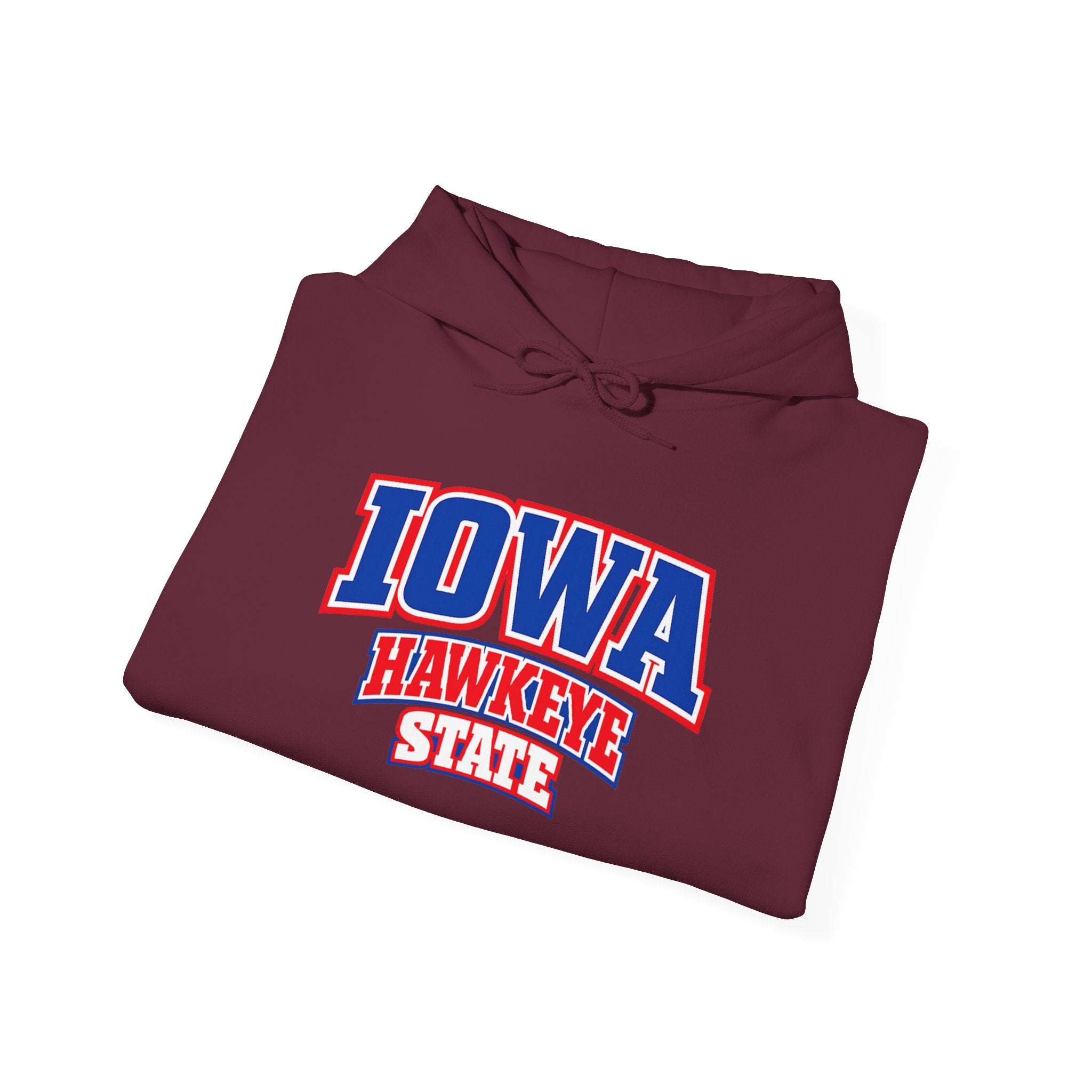Iowa Hawkeye State Heavy Blend Hooded Sweatshirt