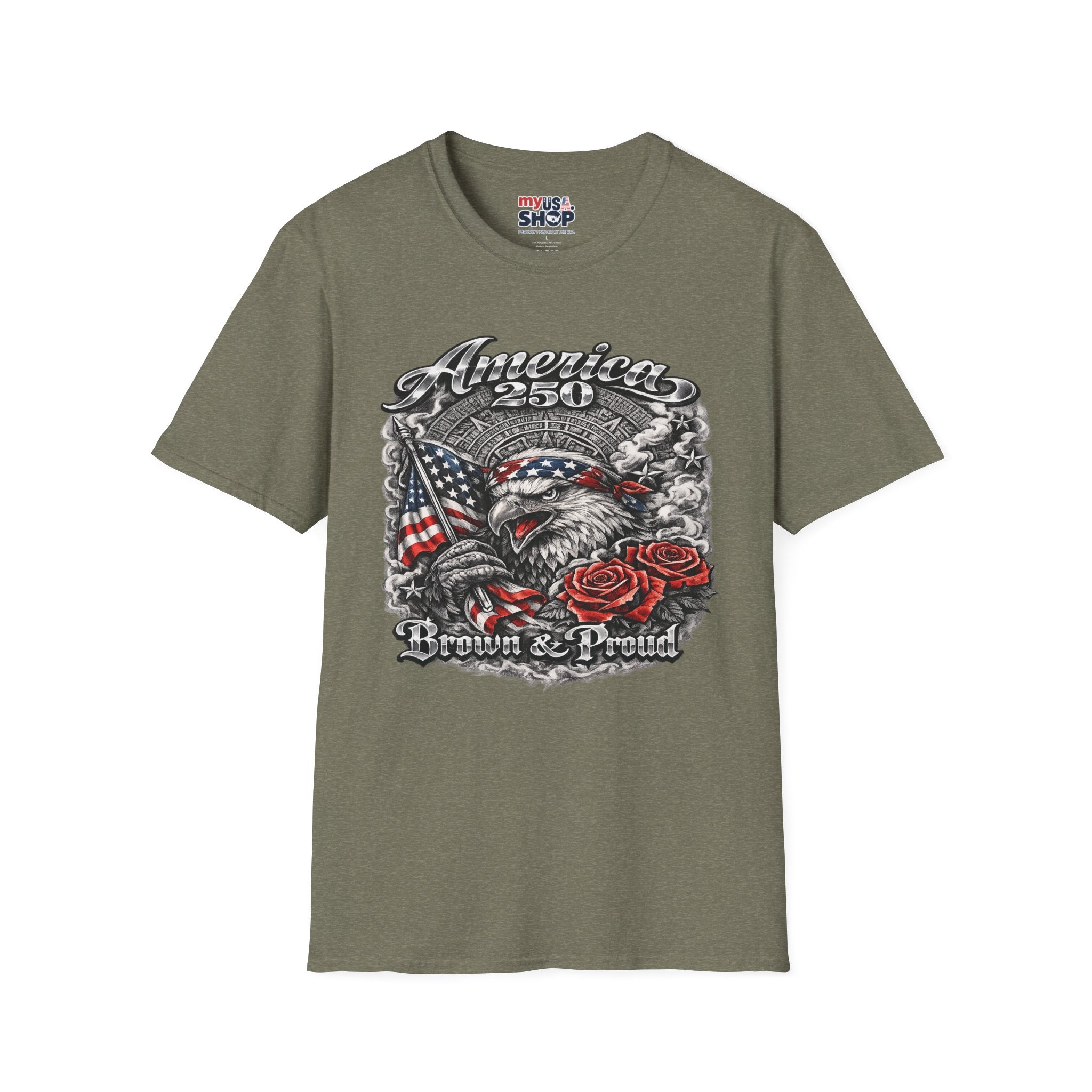 America 250 Eagle Flag — Born & Proud Patriotic