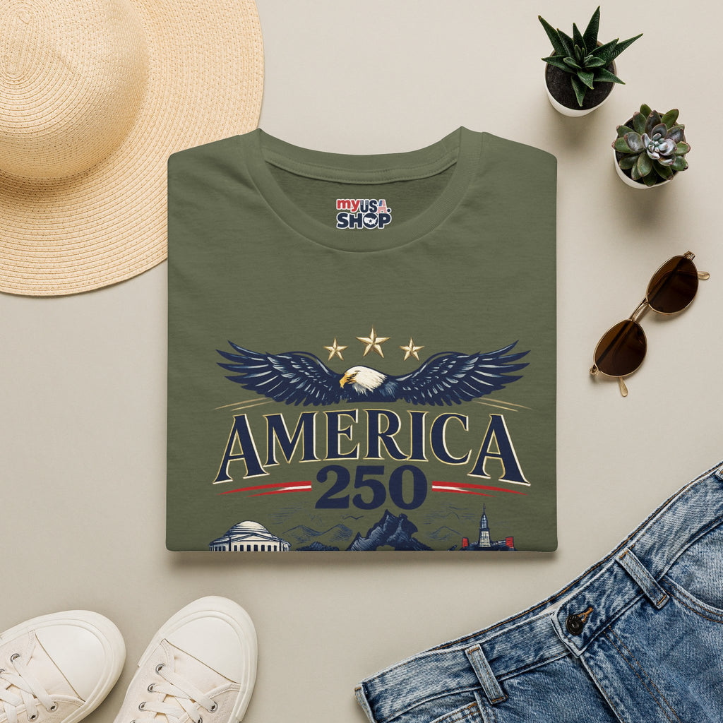 America 250 T‑Shirt – Virginia Legacy Patriotic Anniversary Tee