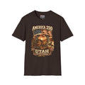 America 250 Utah T-Shirt — Freedom Frontier Western Graphic Tee