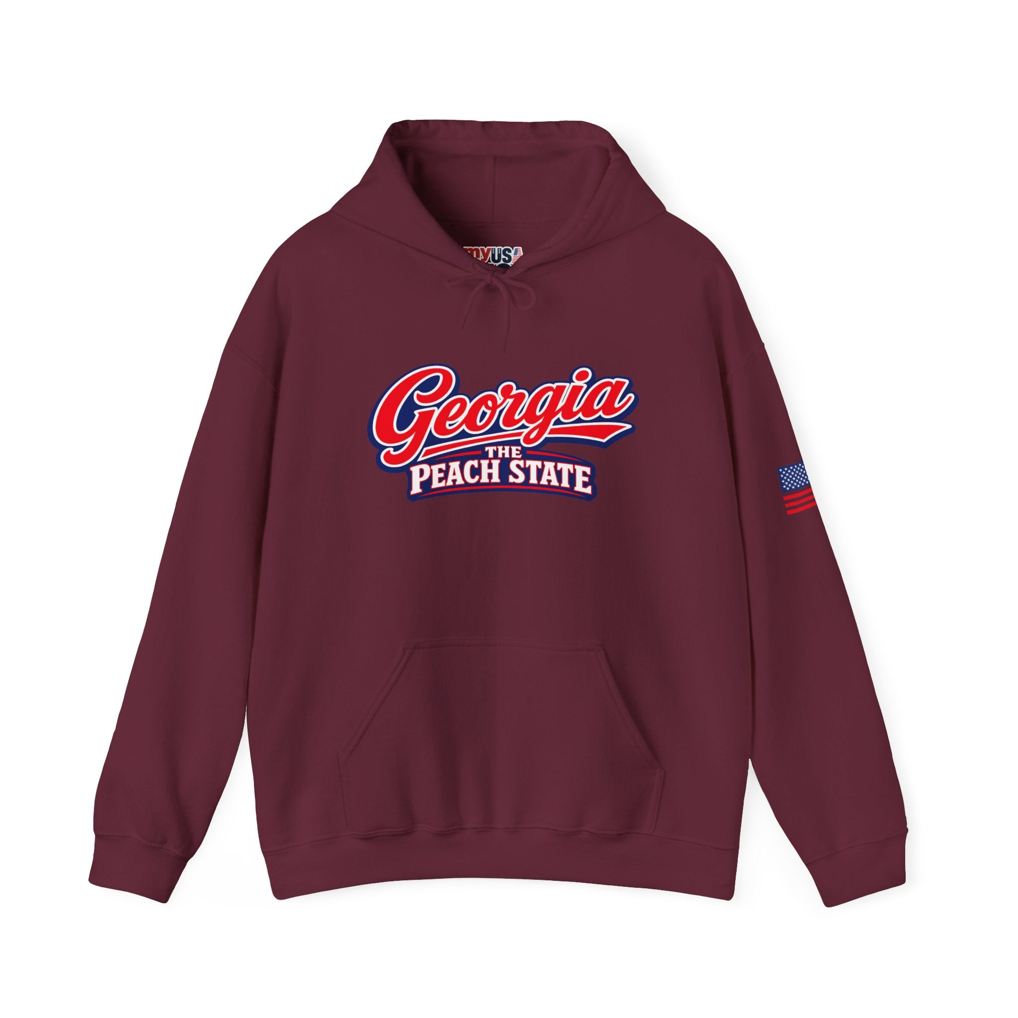 Georgia The Peach State Heavy Blend Hooded Sweatshirt