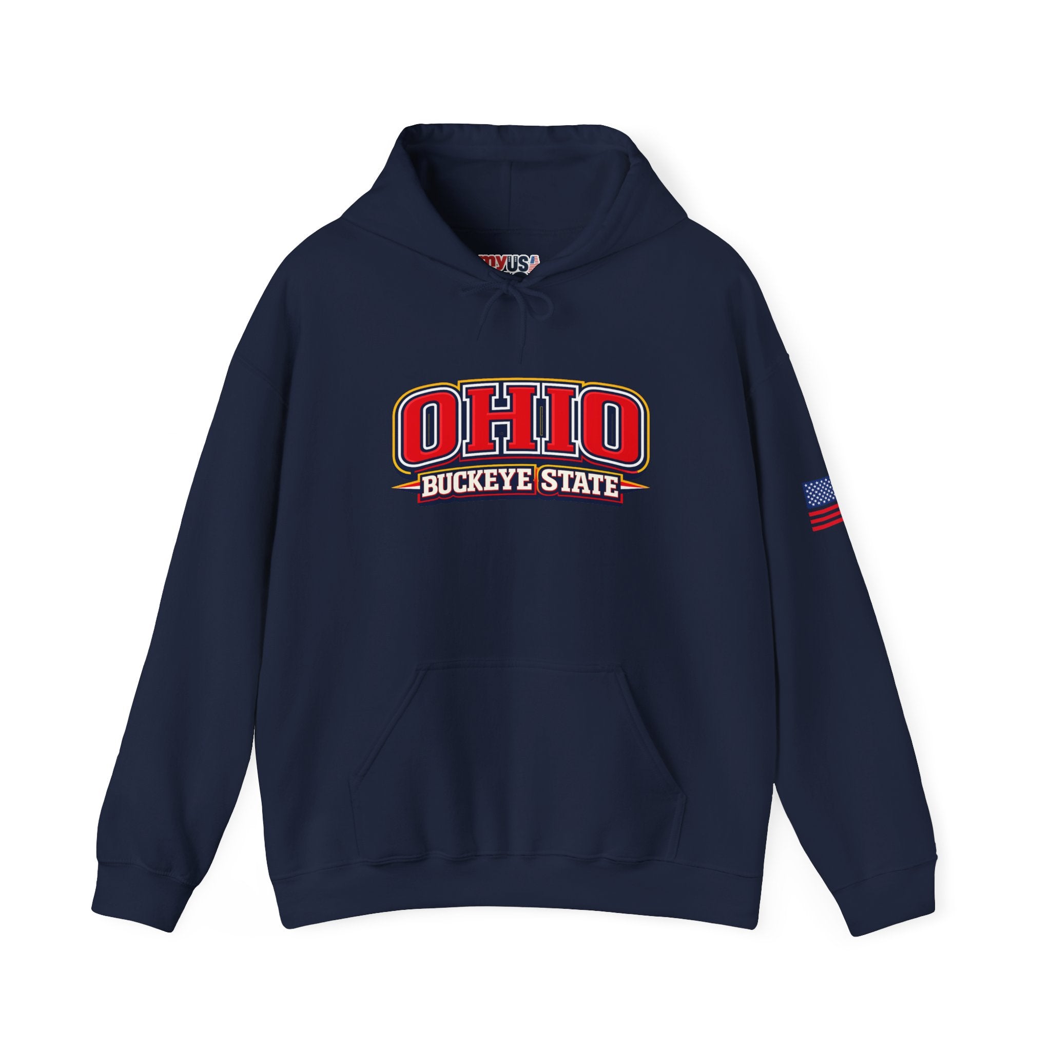 Ohio Buckeye State Heavy Blend Hooded Sweatshirt
