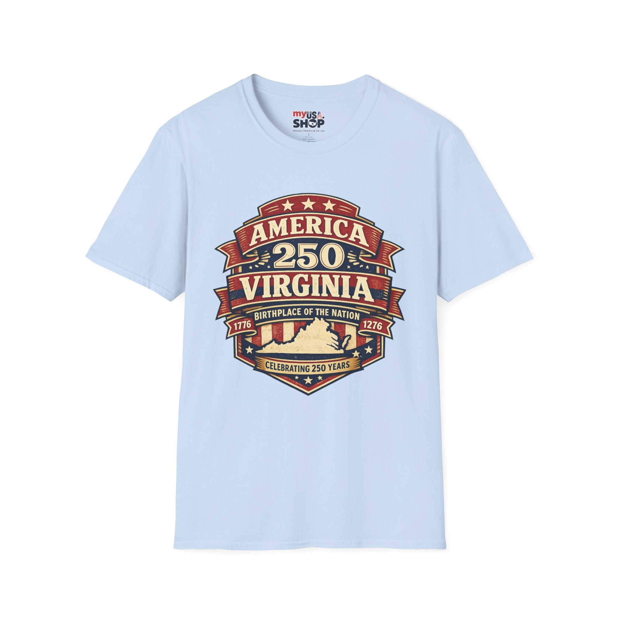 American 250 Virgnia Tee Birthplace of the Nation Design