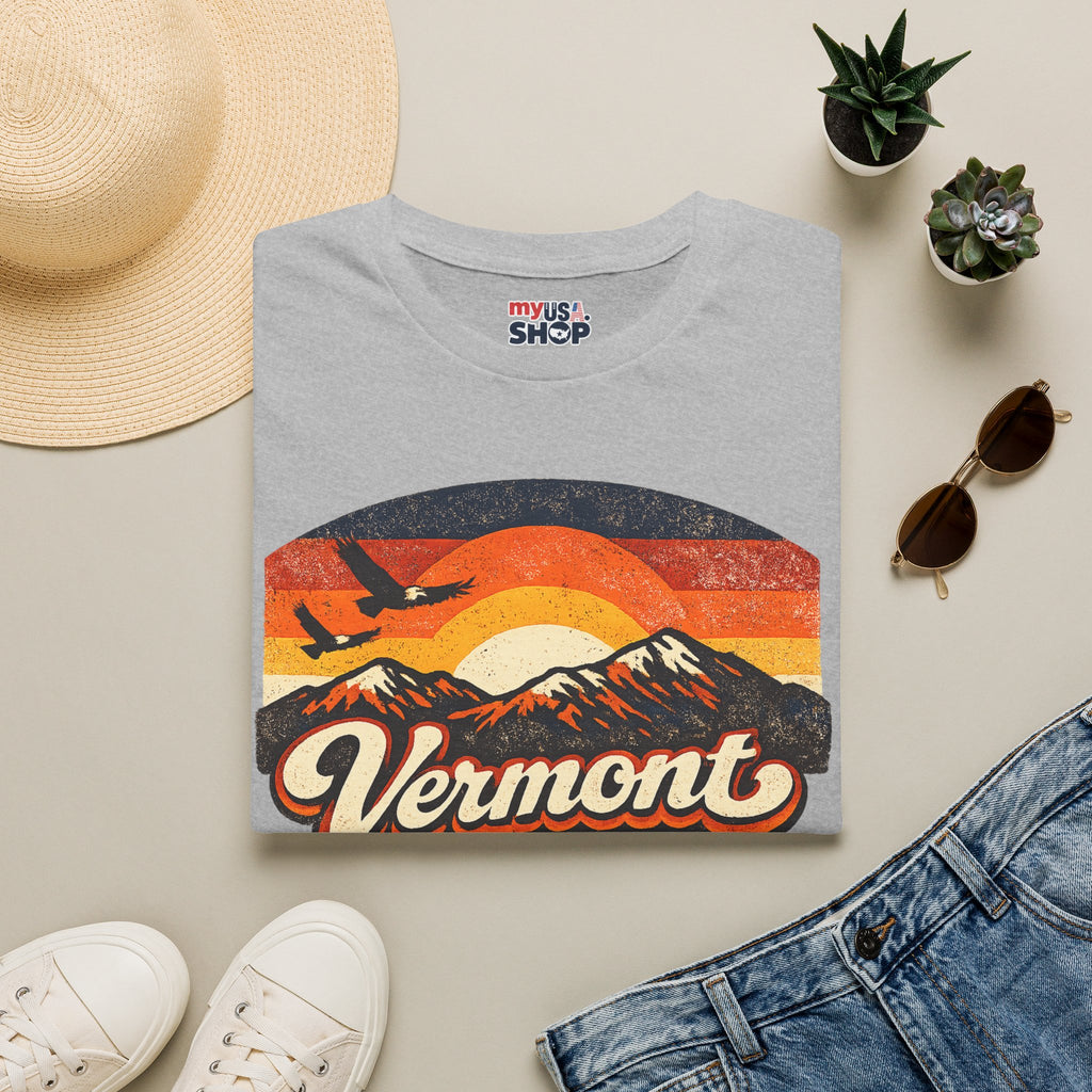 America 250 Vermont Sunset T-Shirt – Vintage Mountains