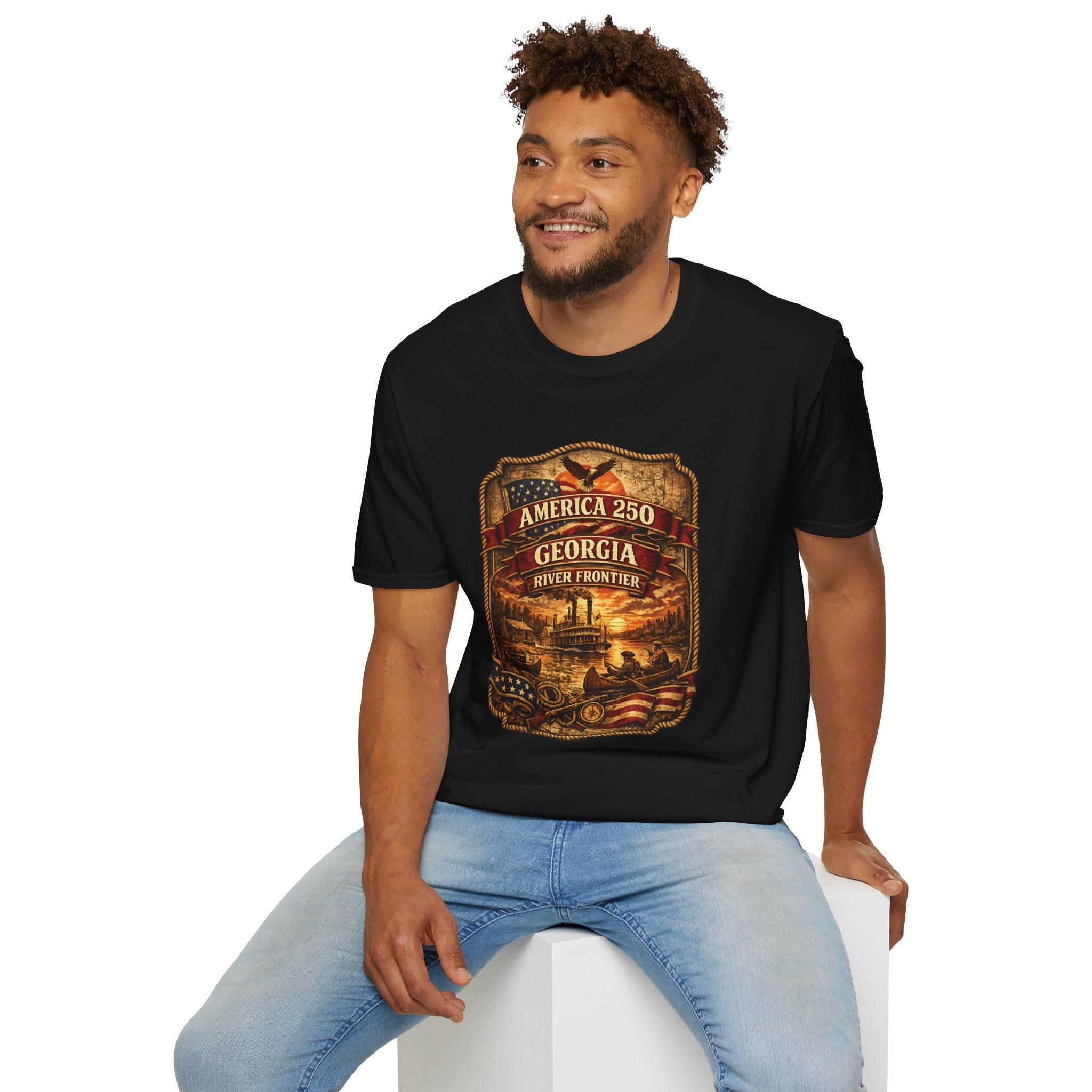 America 250 Georgia - River Frontier T‑Shirt