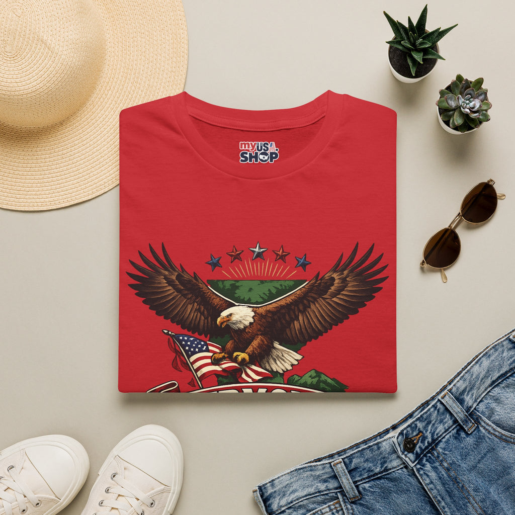 America 250 – Vermont Eagle Heritage Vintage Tee Design
