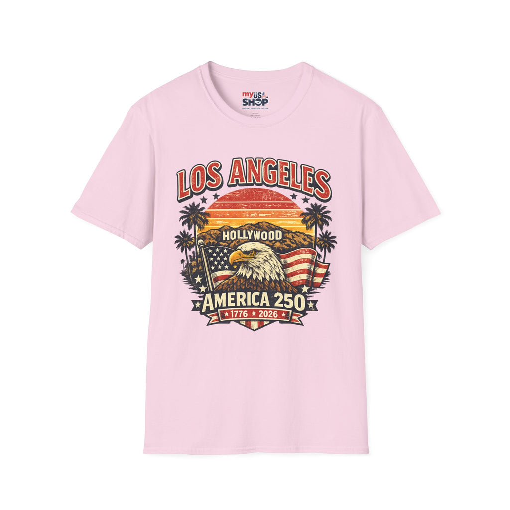 America 250 Vintage Los Angeles Freedom Celebration California Tee