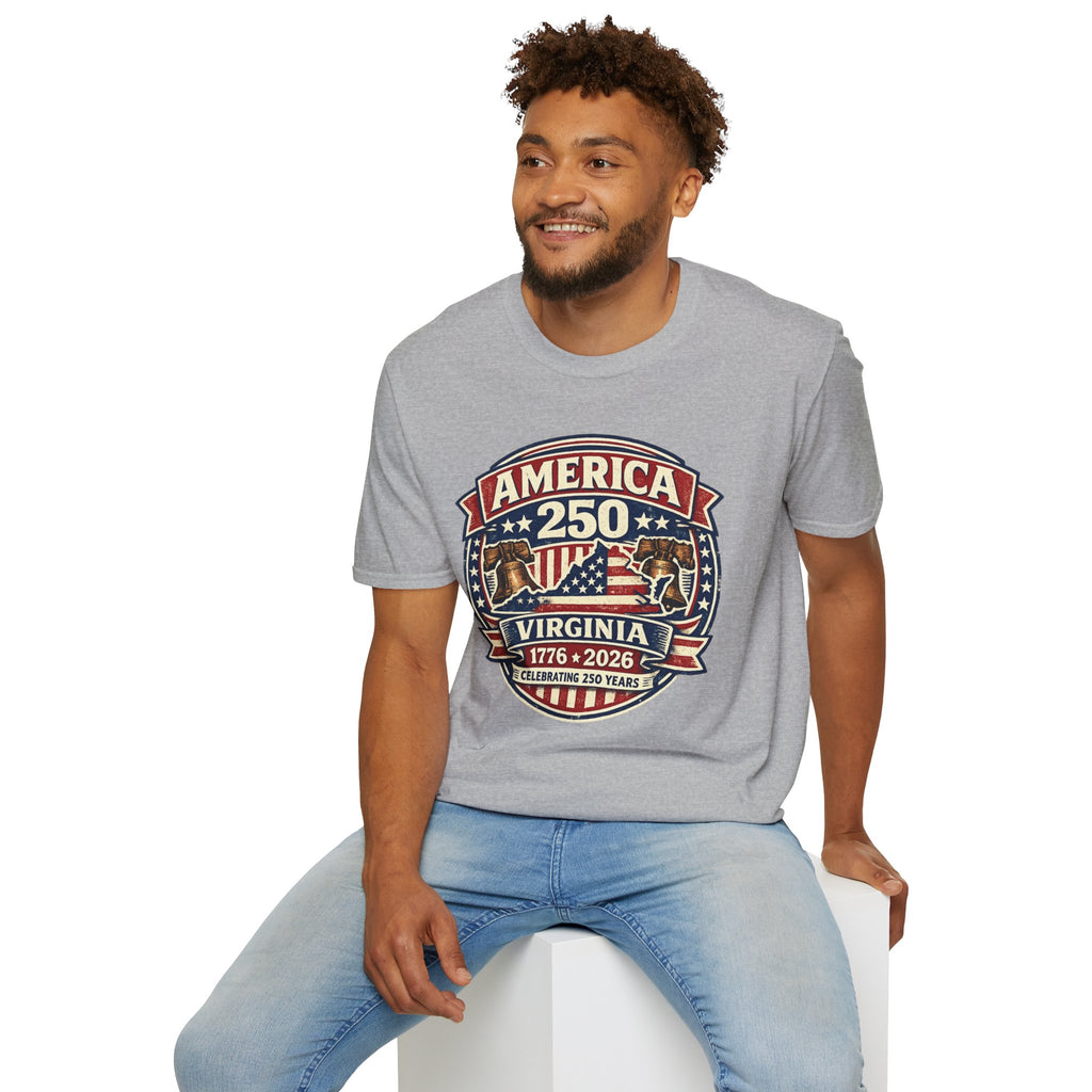 America 250 Virginia Commemorative T-Shirt — 1776–2026 Celebration Tee