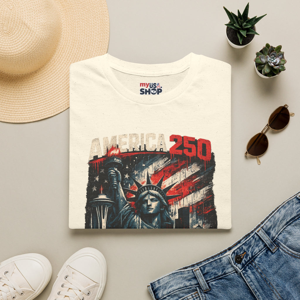 America 250 Statue of Liberty T-Shirt — Washington Strong Patriotic Tee