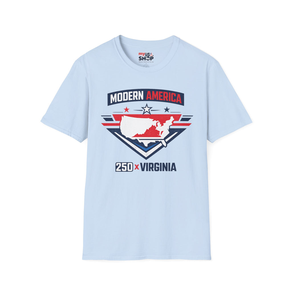 America 250 Virginia T‑Shirt — Patriotic USA State Graphic Tee