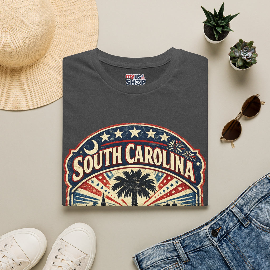 America 250 South Carolina Anniversary T-Shirt — Retro State Pride Tee