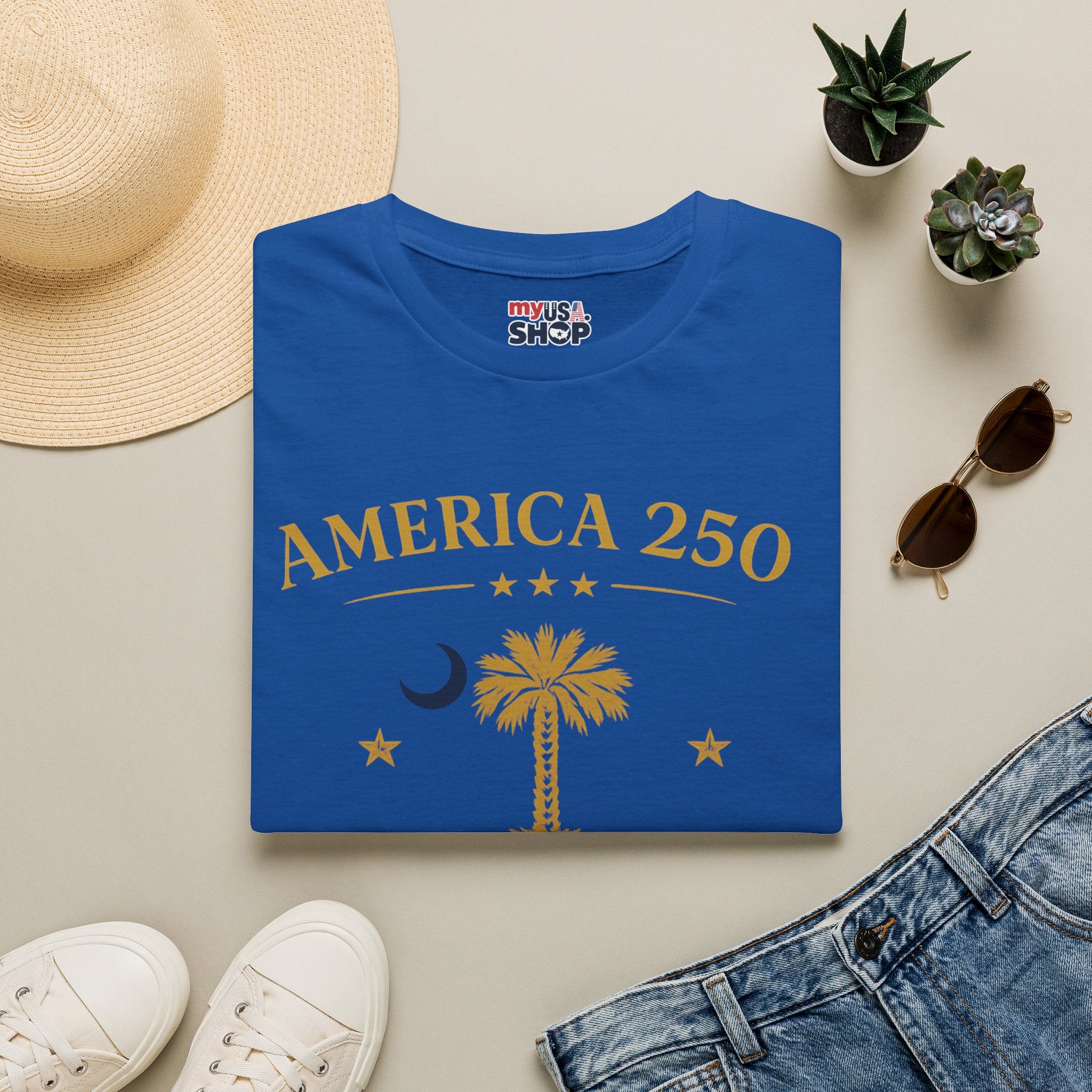 America 250 South Carolina T-Shirt 1776 - 2026 Celebration Tee
