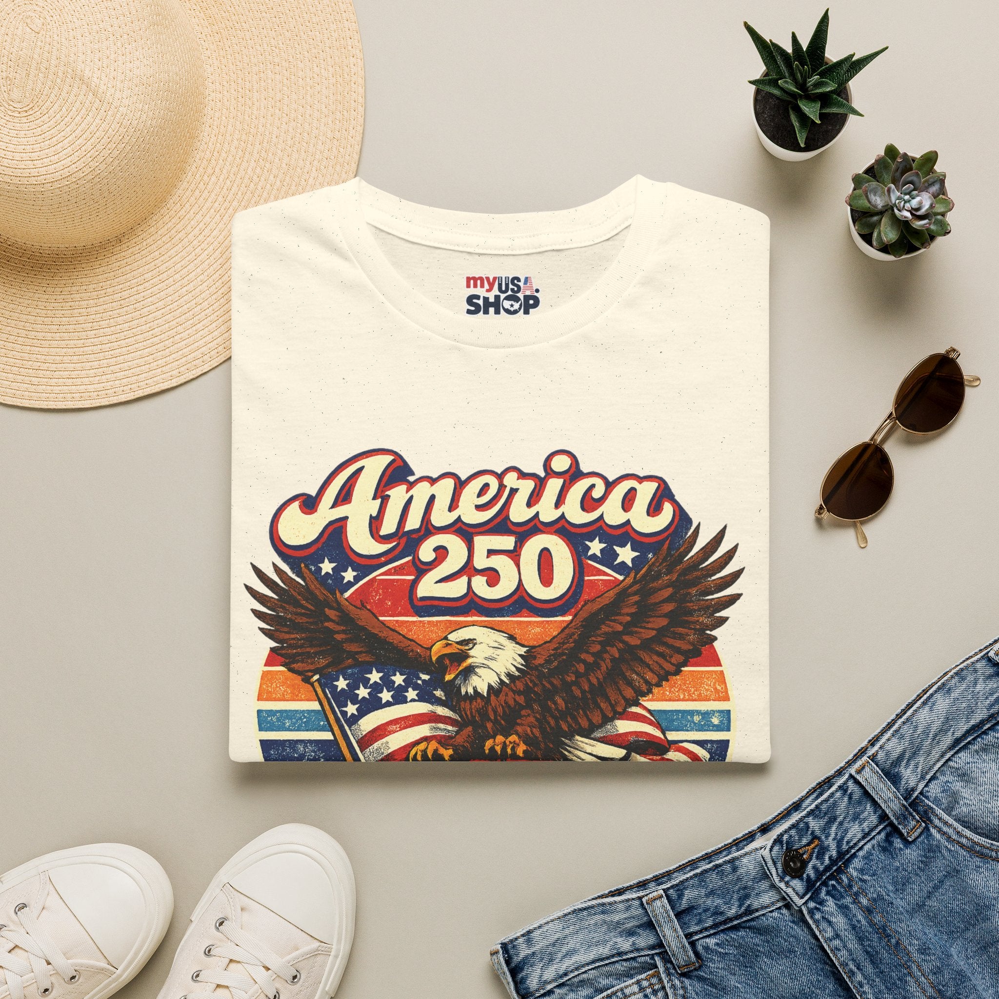 America 250 - Eagle Virginia Design Tee