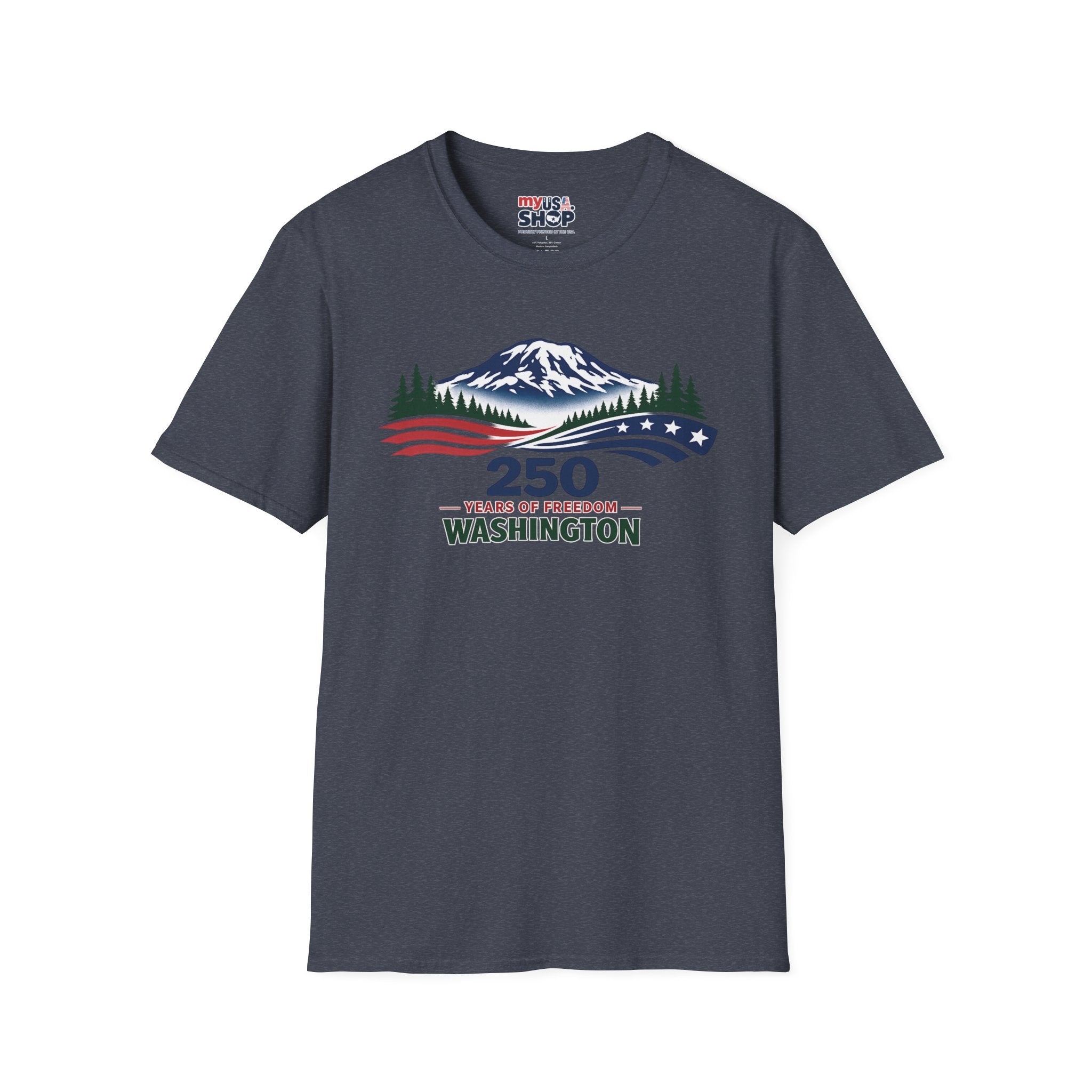 America 250 Washington T-Shirt - Unisex Softstyle T-Shirt