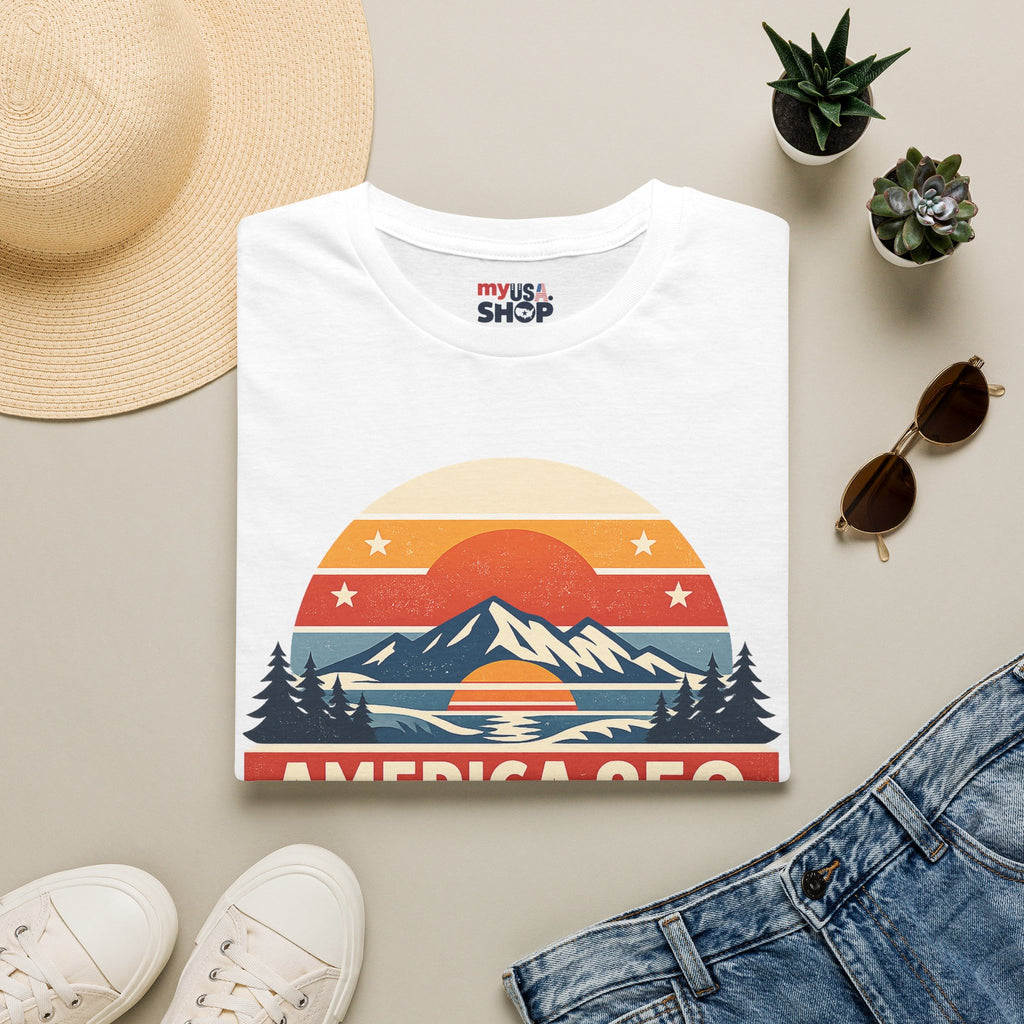 America 250 North Carolina - Mountain Sunset T-Shirt