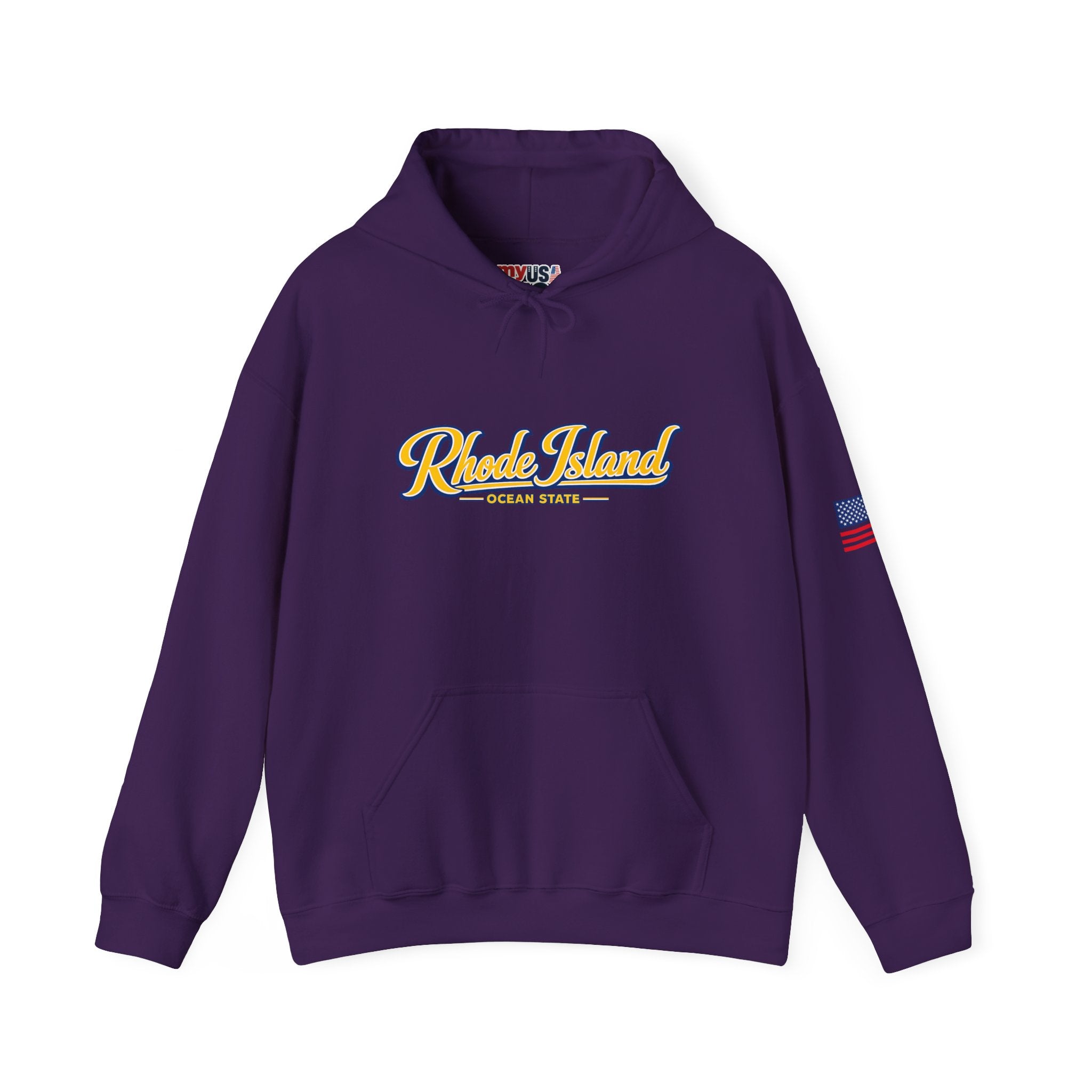 Rhode Island Ocean State Heavy Blend Hooded Sweatshirt