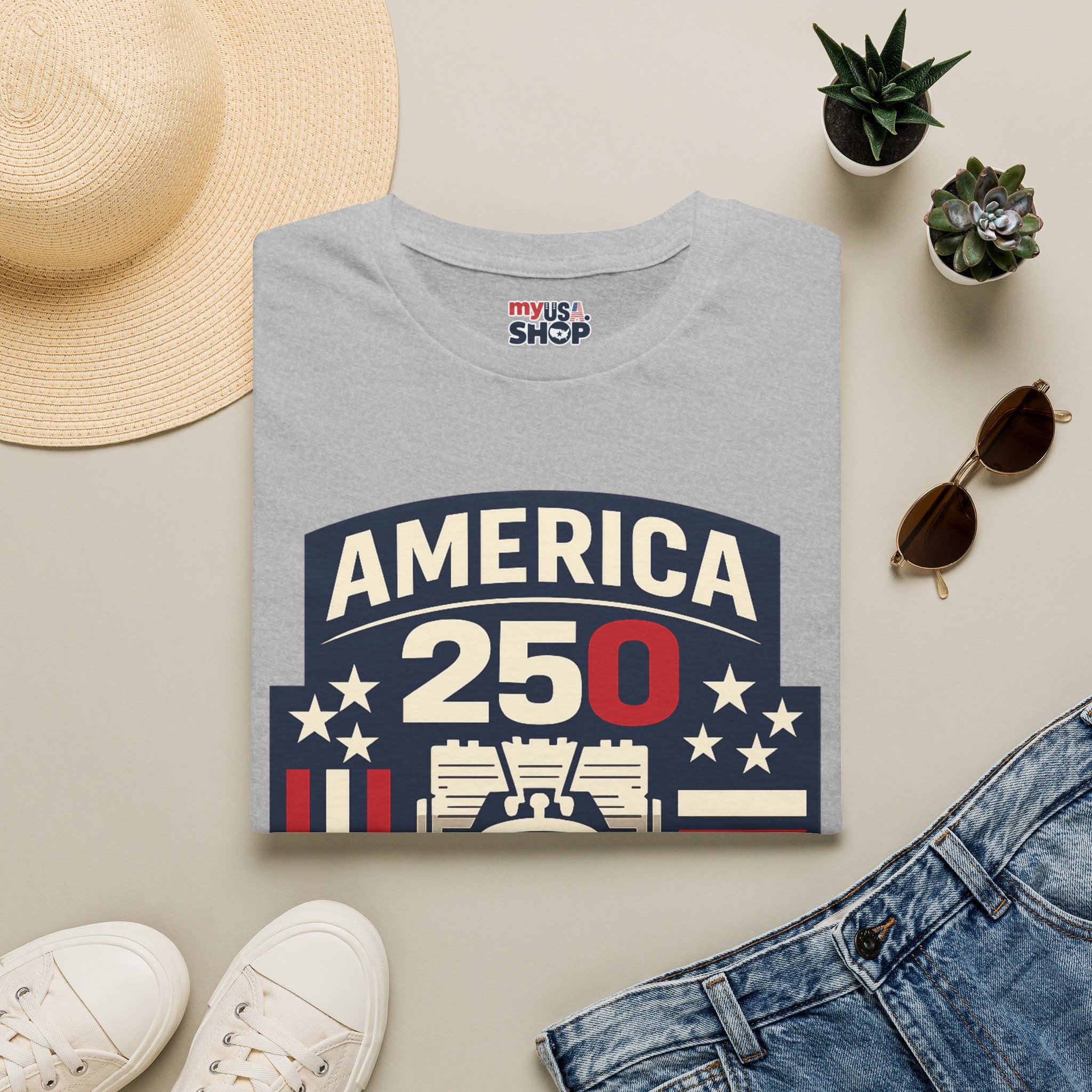 Pennsylvania America 250 Shirt — Modern Minimal Patriotic Badge Tee