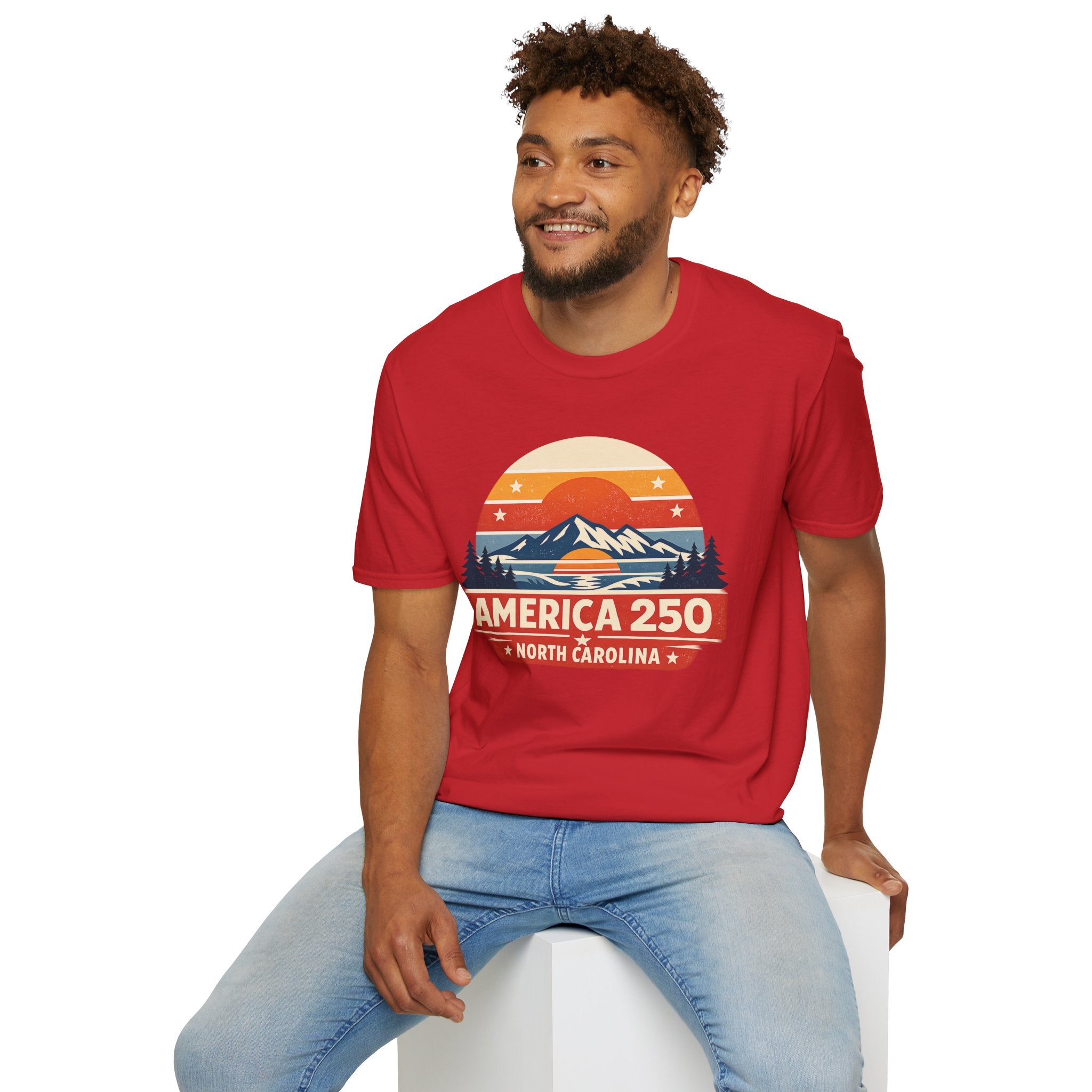 America 250 North Carolina - Mountain Sunset T-Shirt