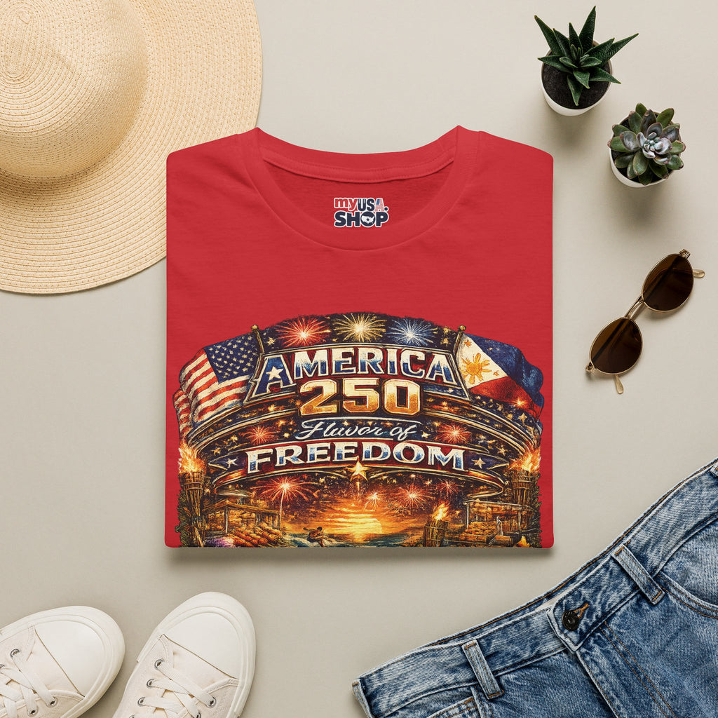 America 250  Filipino American Flavor of Freedom' — Patriotic 250th Anniversary