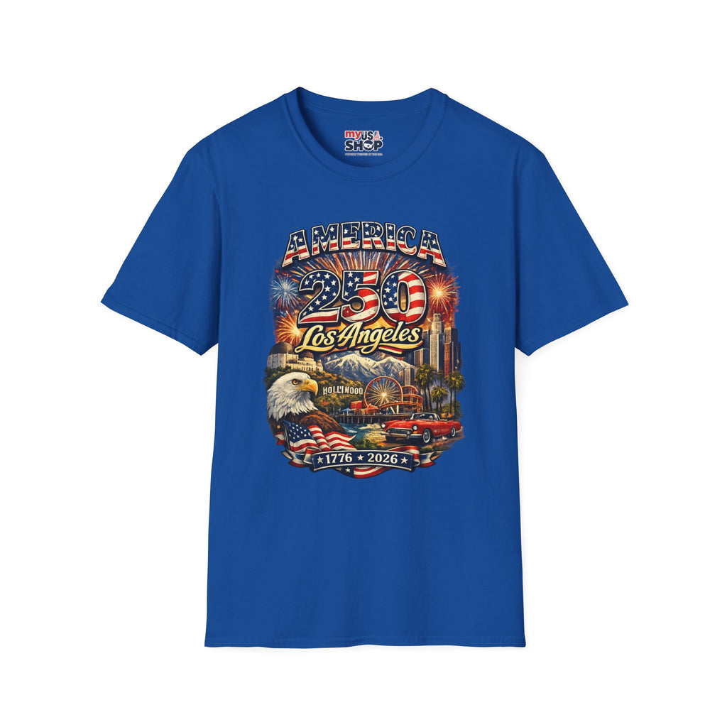 America 250 Los Angeles Hollywood Santa Monica Griffith Eagle 1776 2026 California Tee