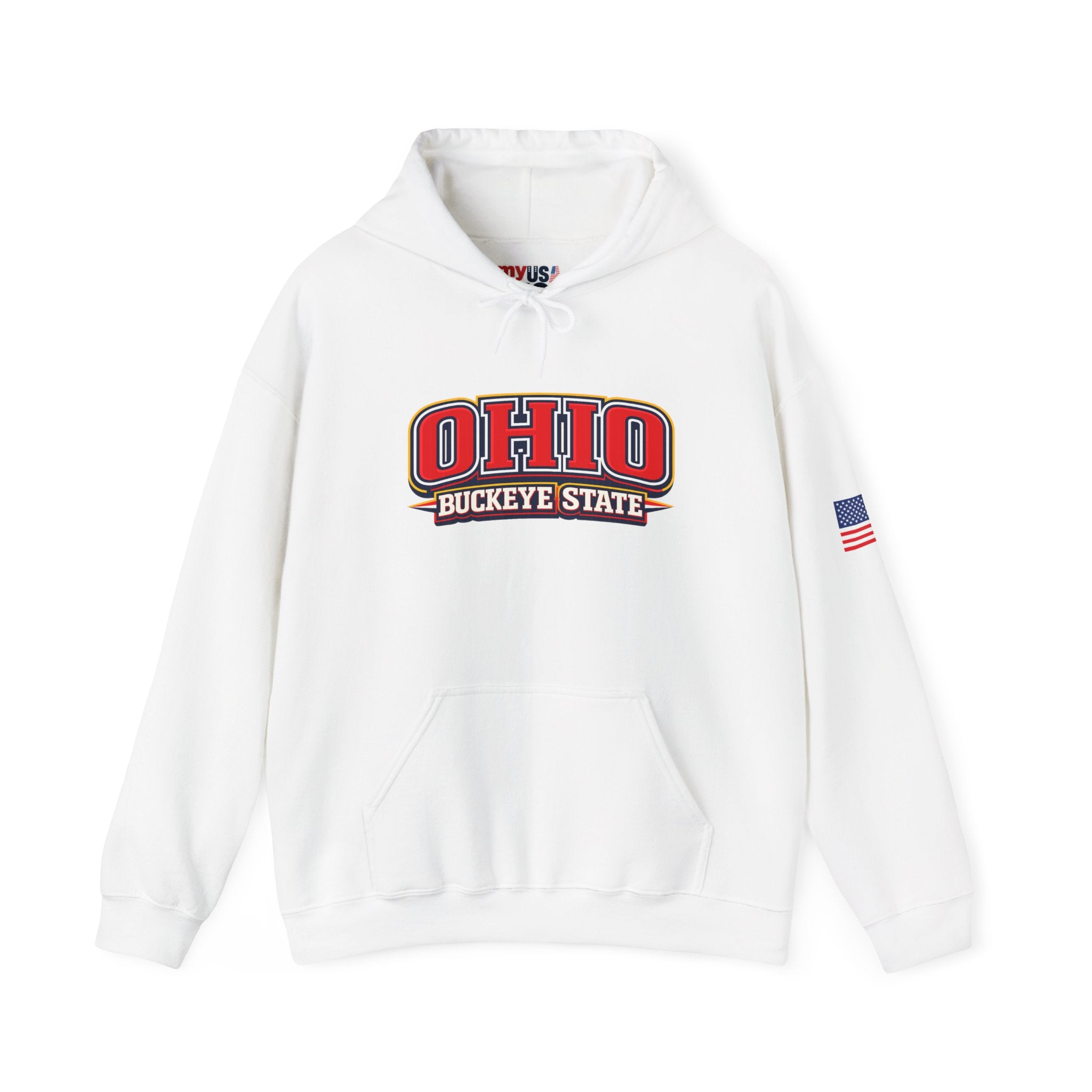 Ohio Buckeye State Heavy Blend Hooded Sweatshirt