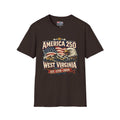 America 250 Eagle T-Shirt — West Virginia 1776–2026 Patriotic